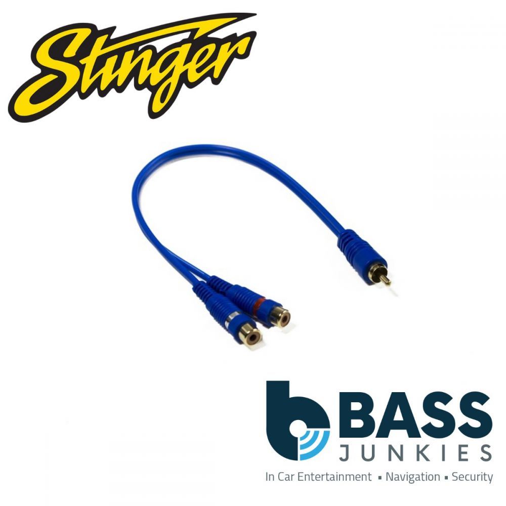 Stinger SSIBY2F Value Series 2 Female to 1 Male Y RCA Interconnect