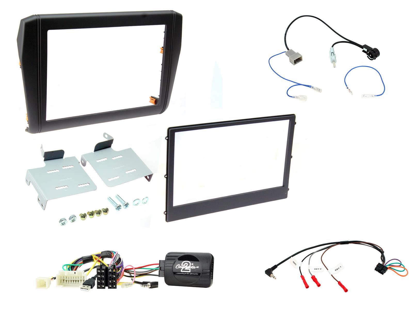 Connects2 CTKSZ11 - Suzuki Swift 2017 Onwards Double Din Fascia Installation Kit