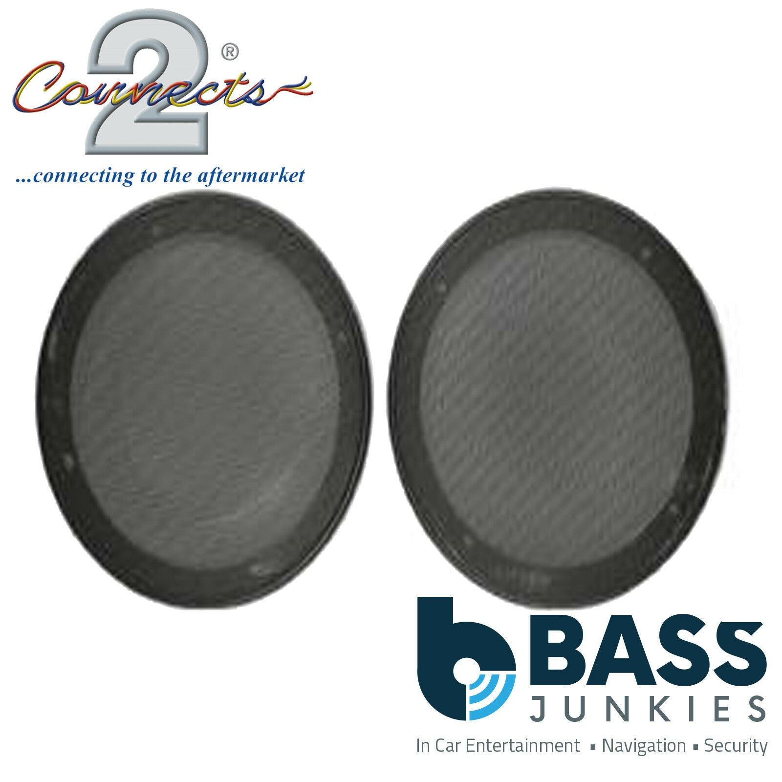 Connects2 CT25UV06 - 165mm 6.5" 17cm Car Speaker Replacement Grilles (Pair)