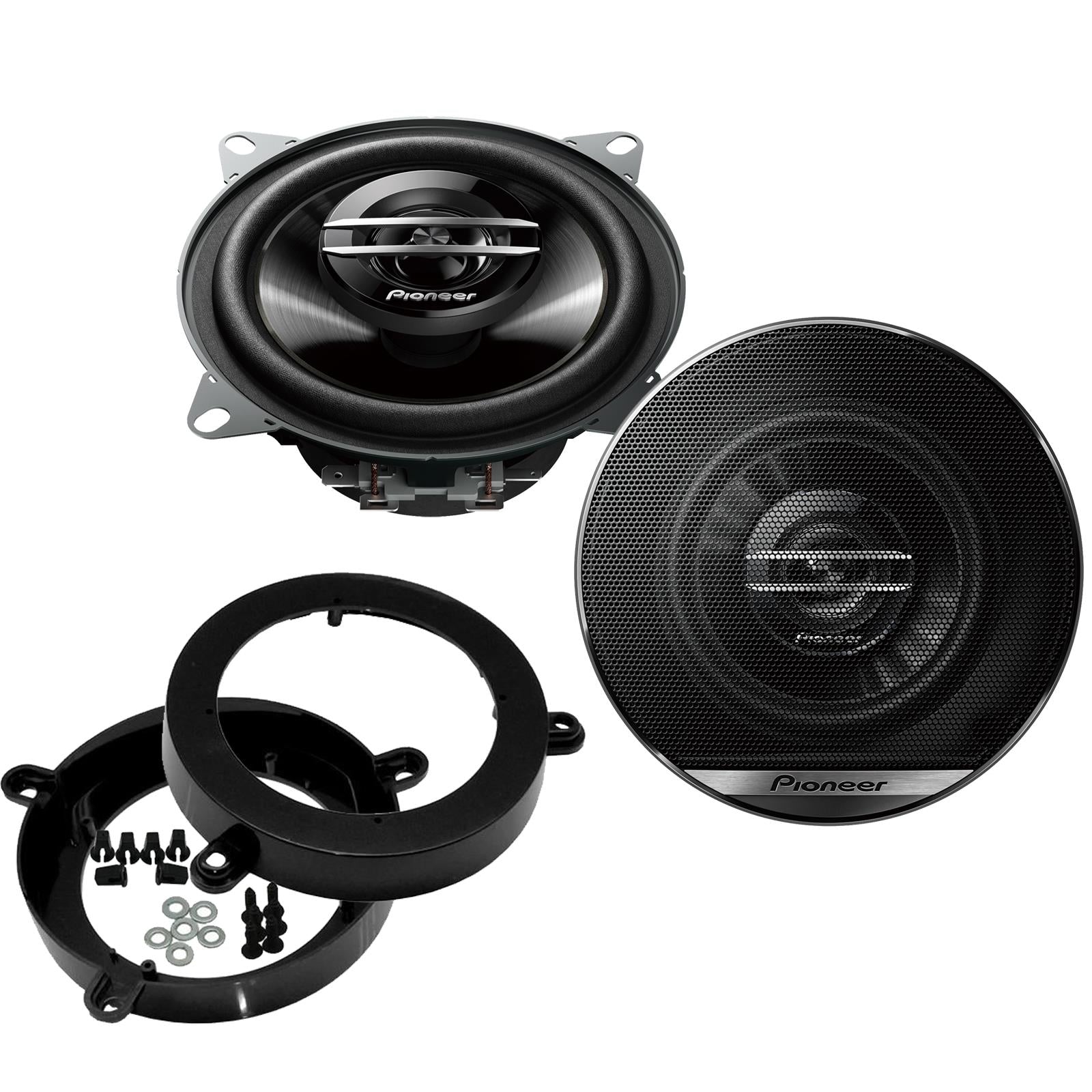 Pionner TS-G1020F 100mm/10cm/4" 2-Way Coaxial Car speakers (Per Pair Max 420|60 watts RMS) Fits Mercedes C-Class 2000-07