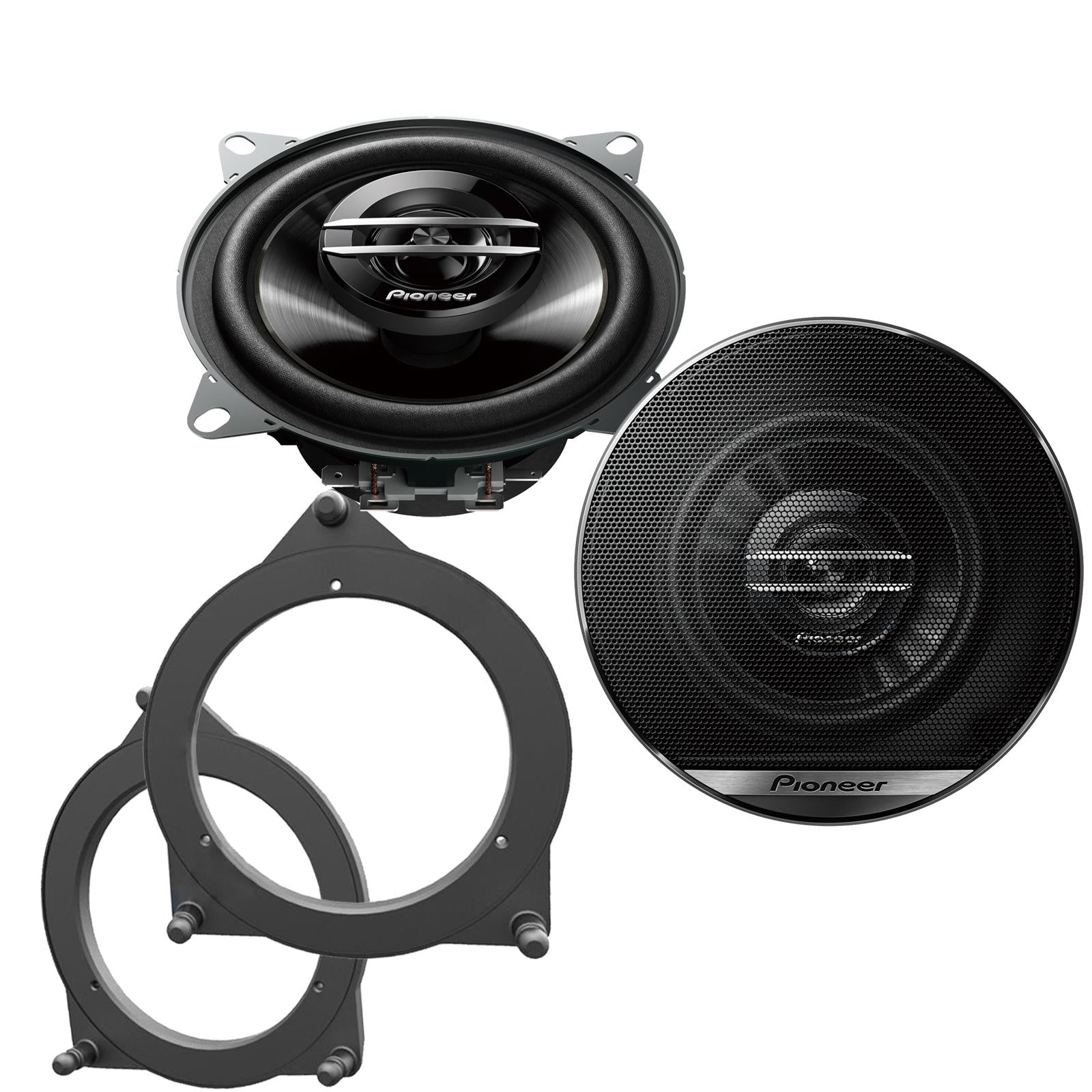 Pionner TS-G1020F 100mm/10cm/4" 2-Way Coaxial Car speakers (Per Pair Max 420|60 watts RMS) Fits Mercedes C-Class 2015-21