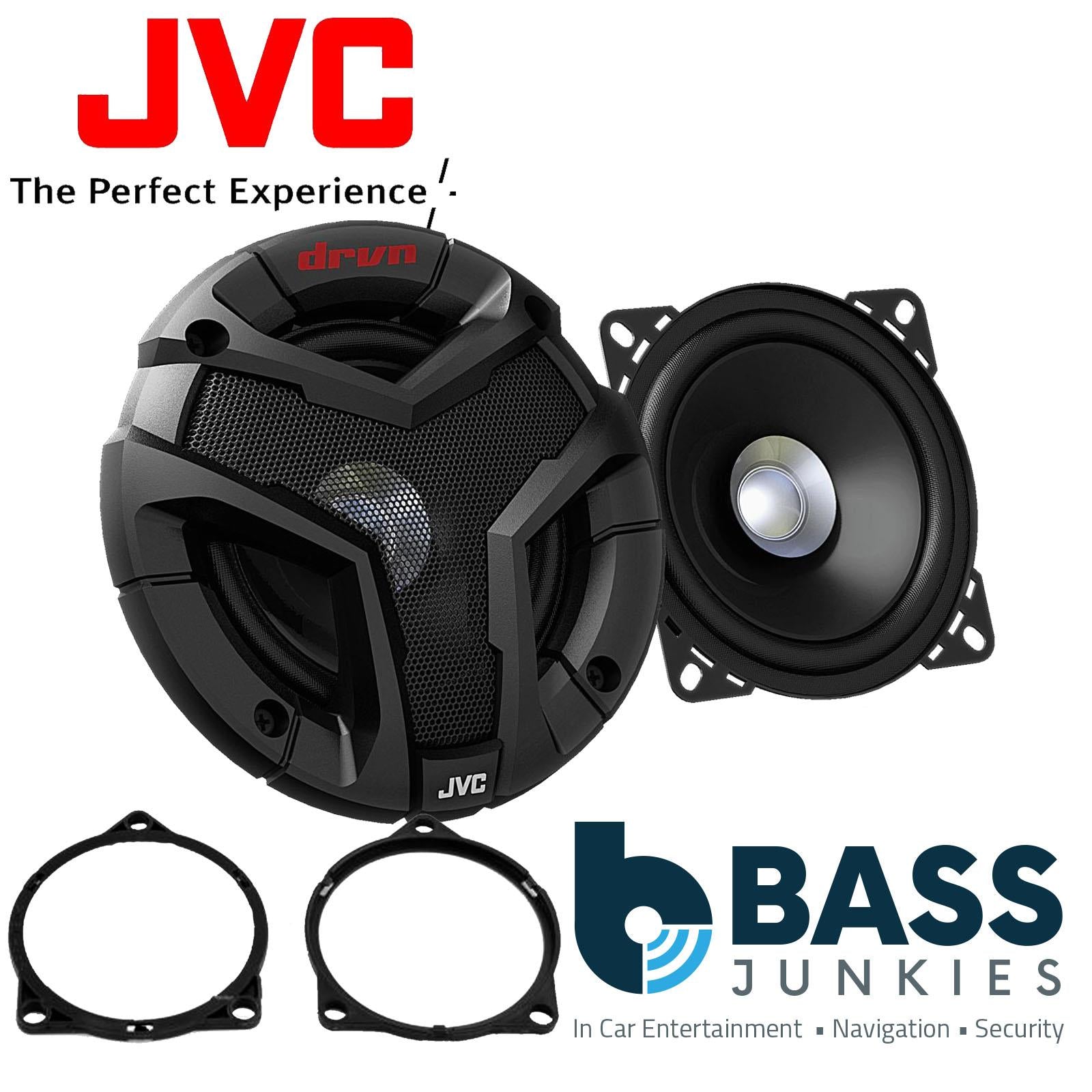 JVC CS-V418 4" 10cm Dual Cone 360 Watts Car Van Door Coaxial Speakers Pair Fits