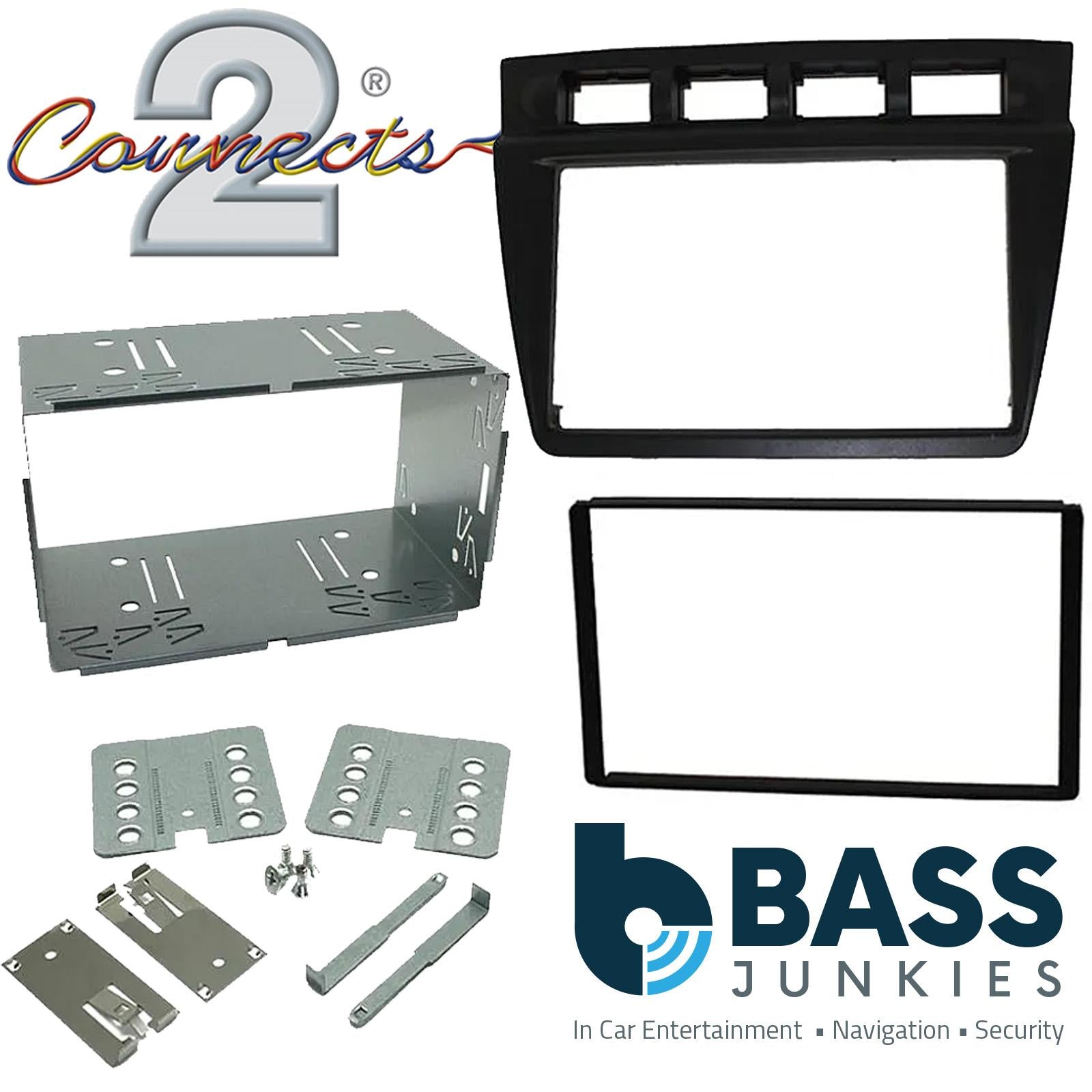Connects2 CT23KI10 Kia Picanto 2006 - 2008 Car Stereo Double Din Fascia Panel & Cage Kit