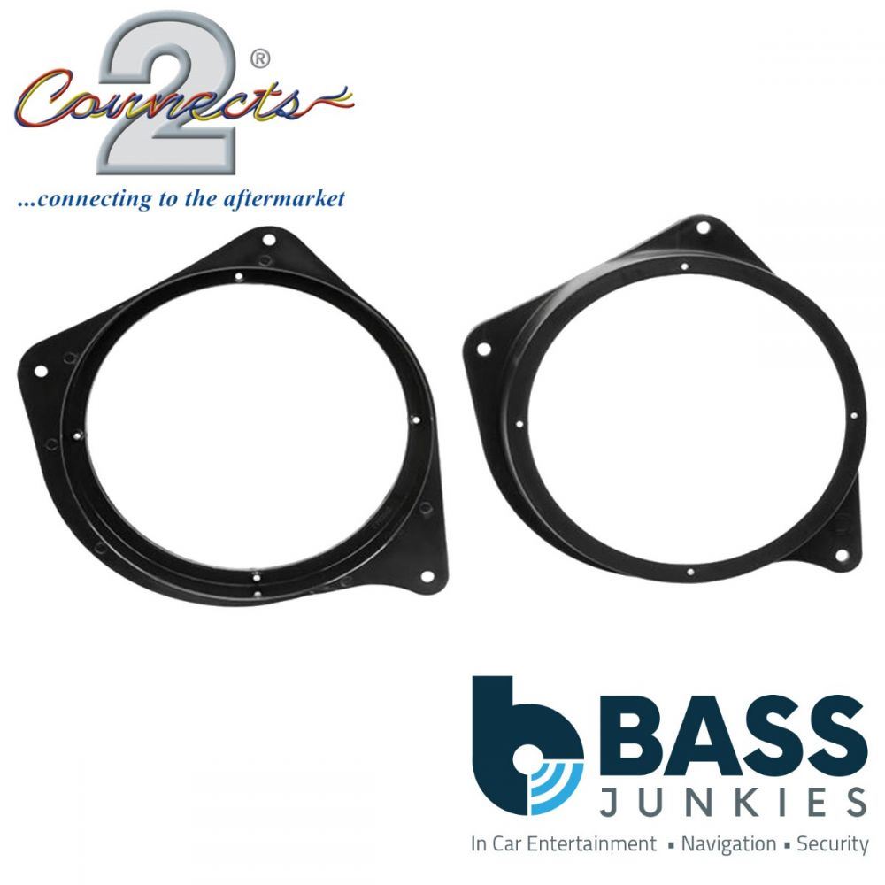 Connects2 CT25ST02 - Seat Ibiza & Cordoba 165mm 6.5" Front Door Speaker Adapter Brackets