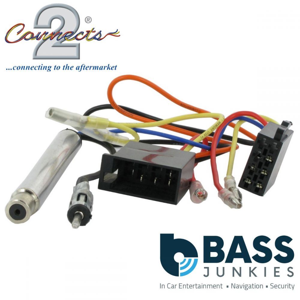 Connects2 CT20VW07 - Volkswagen Audi Seat Skoda All Models Car Stereo Radio ISO Harness Adapter Lead
