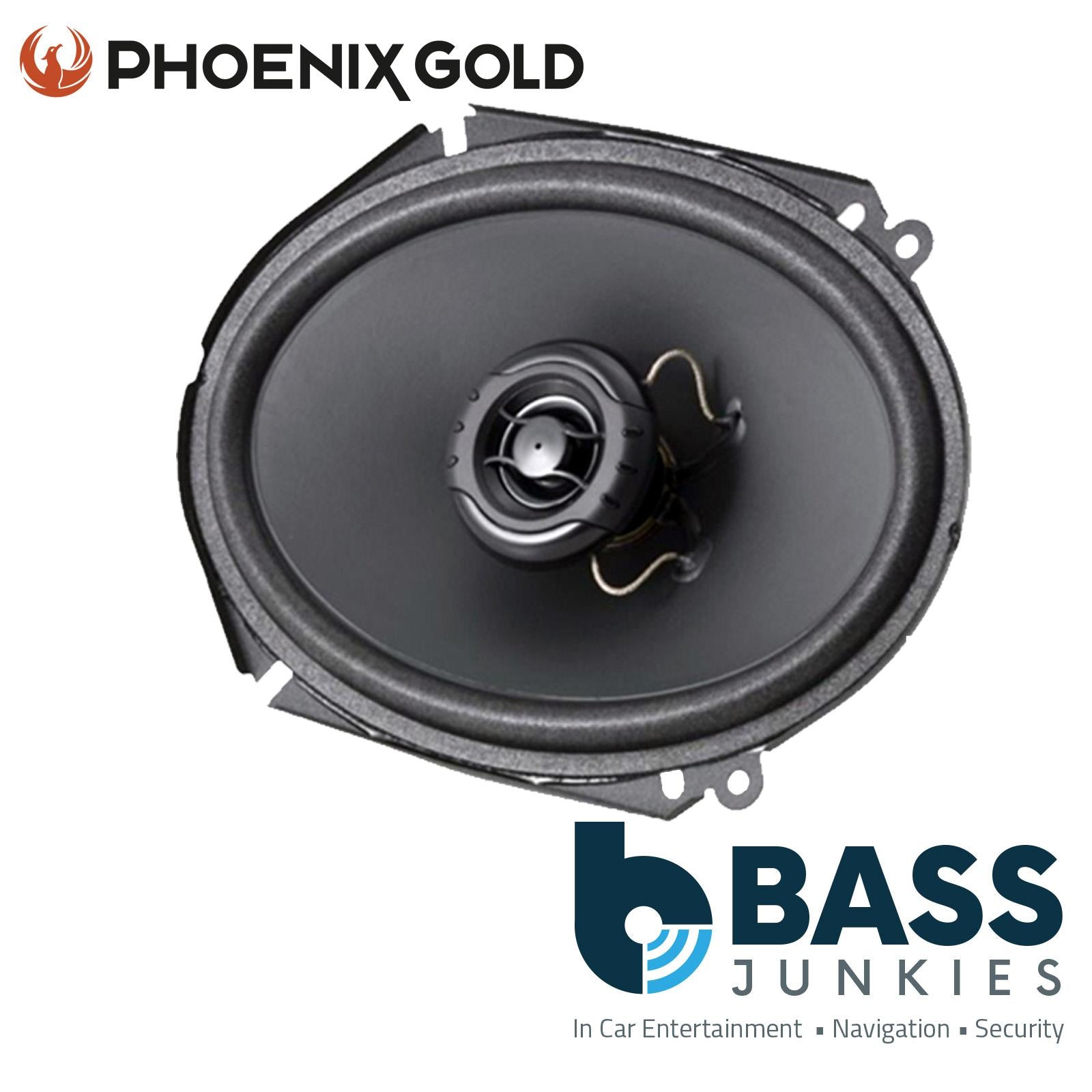 Phoenix Gold RX57CX - RX Series 5x7" Inch 200 Watts 2 Way Coaxial Car Speakers