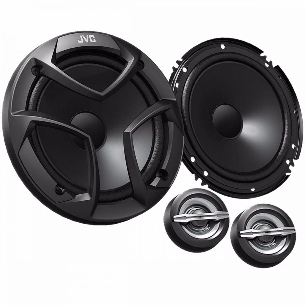 JVC CS-JS600 - 16 cm 6.5" 300 Watts 2 Way Component Kit Car Door Speakers