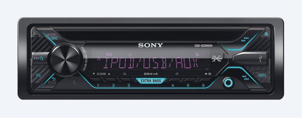 Sony CDX-G3200UV - CD MP3 WMA USB AUX iPod iPhone Car Stereo Radio Tuner Player