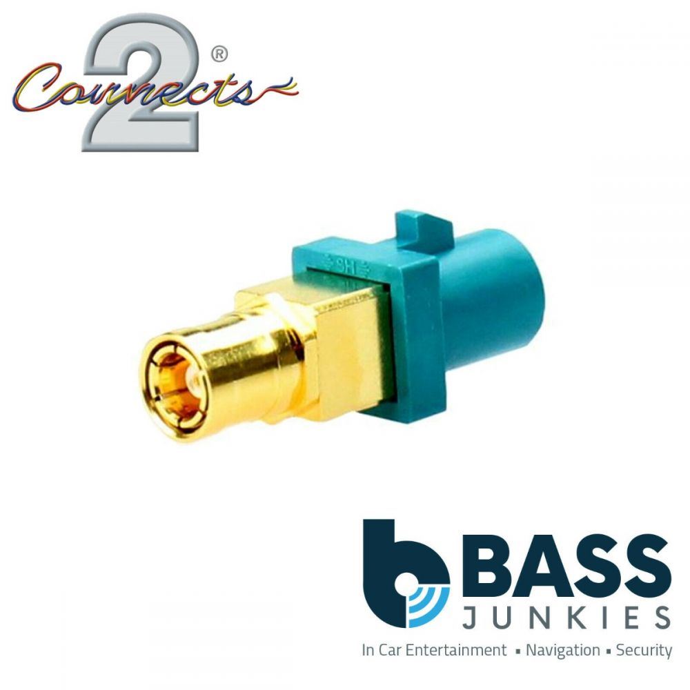 Connects2 CT27AA180 - Universal Fakra Male to SMB Car Stereo Antenna Adaptor