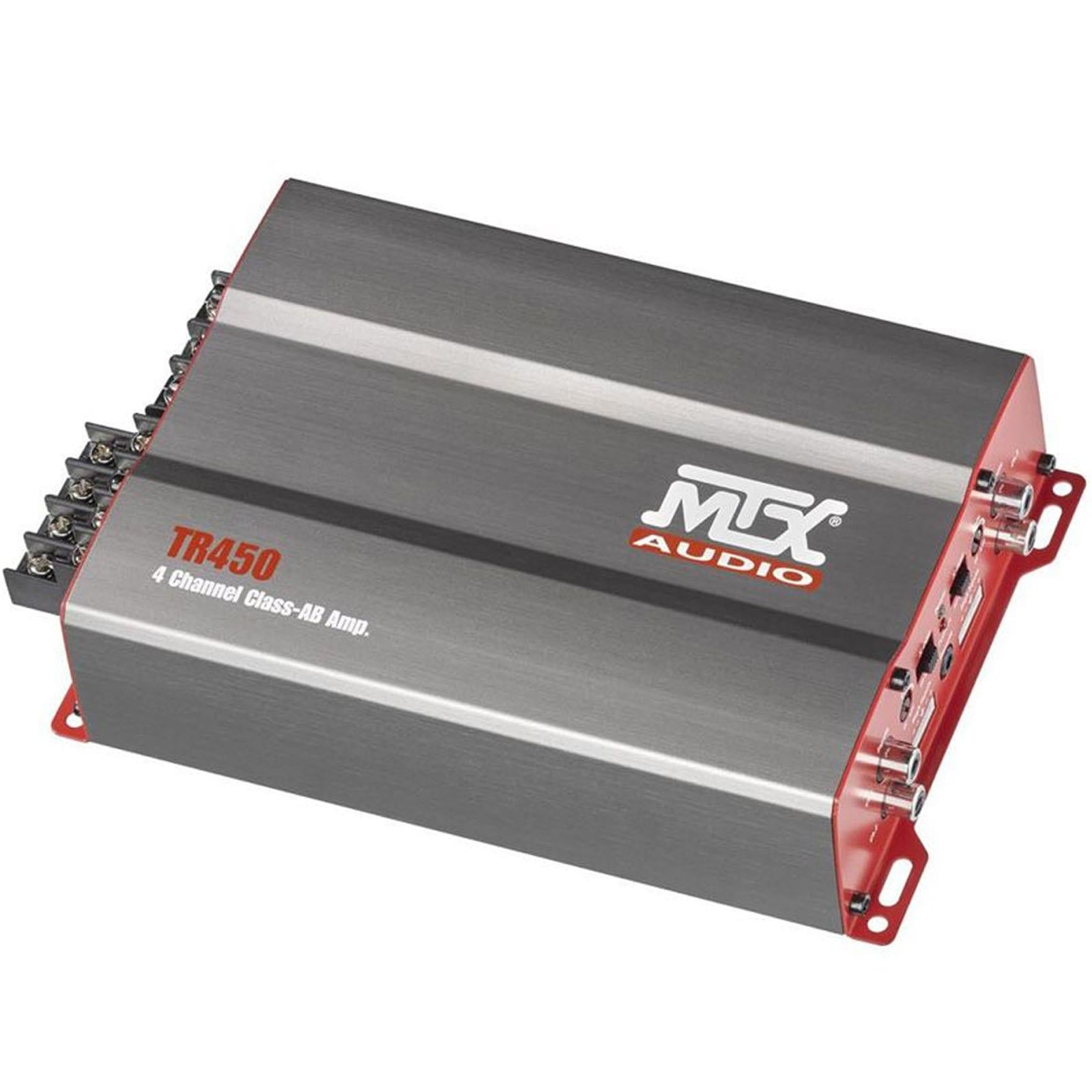 MTX Terminator TR450 - 300W RMS 4-Channel Class A/B Full Range Car Amplifier