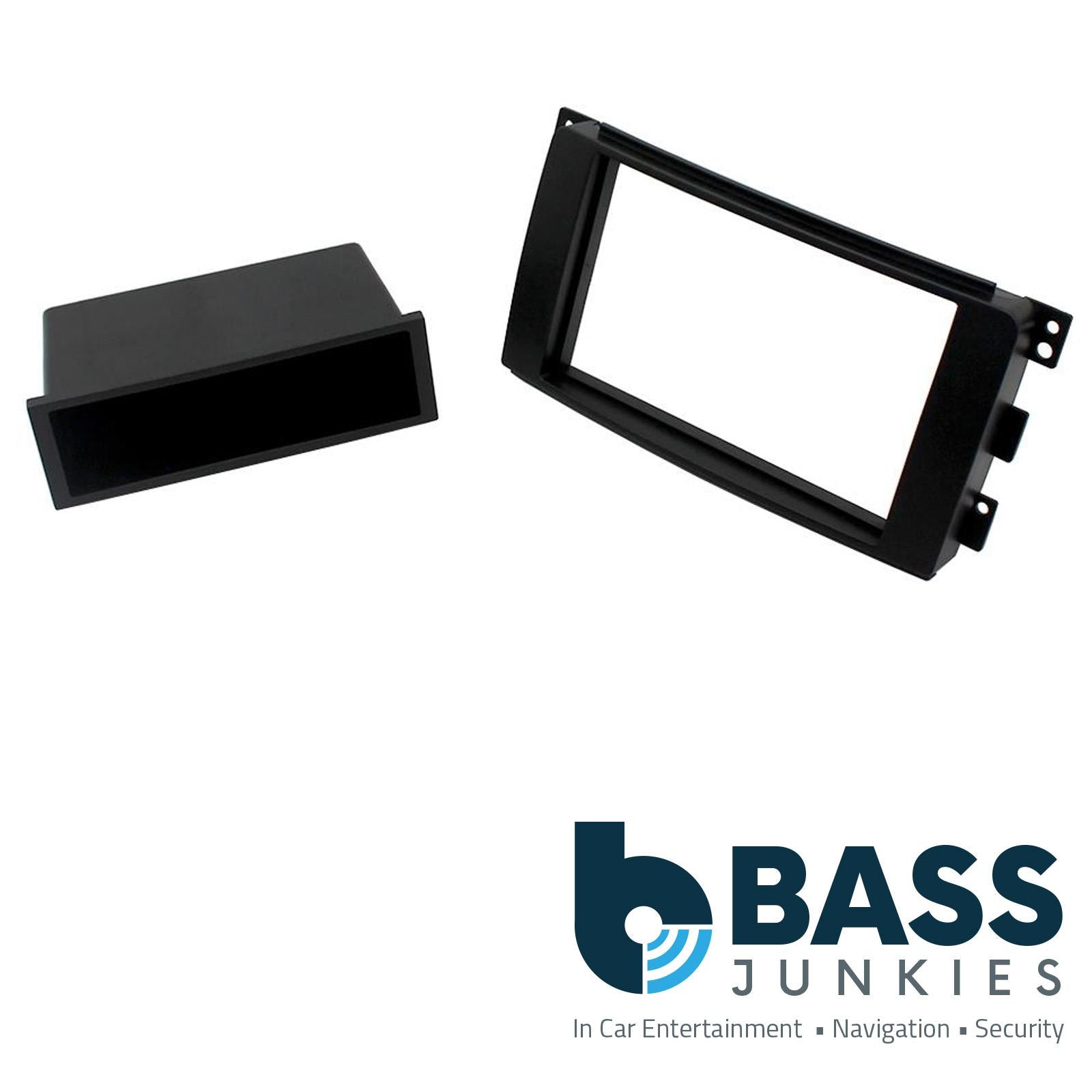 Smart Car ForTwo 2007-10 Car Stereo Single DIN (BLACK) Fascia Panel CT24MM06