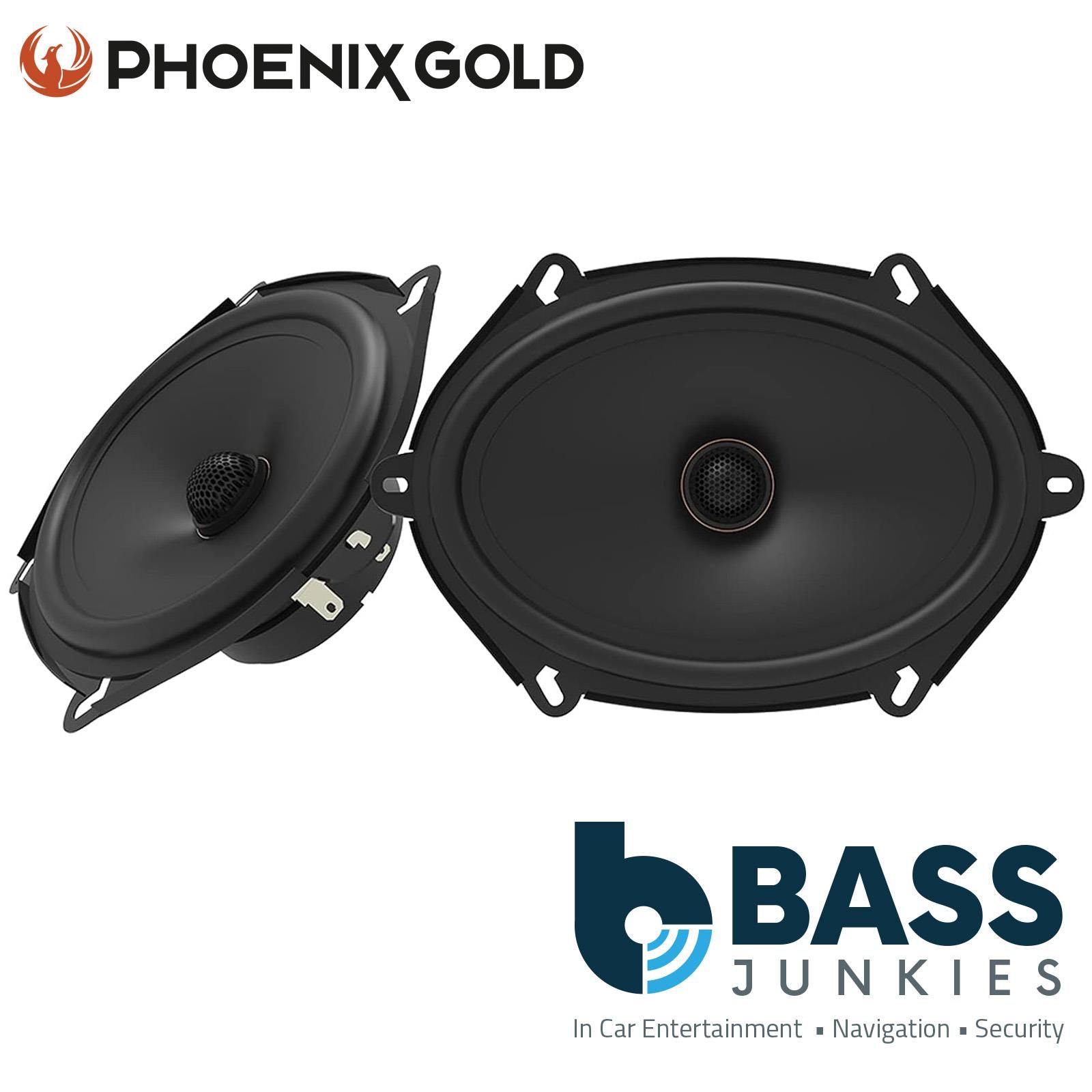 Phoenix Gold MX Series MX57CX 5x7" 150 Watts Coaxial Car Speakers