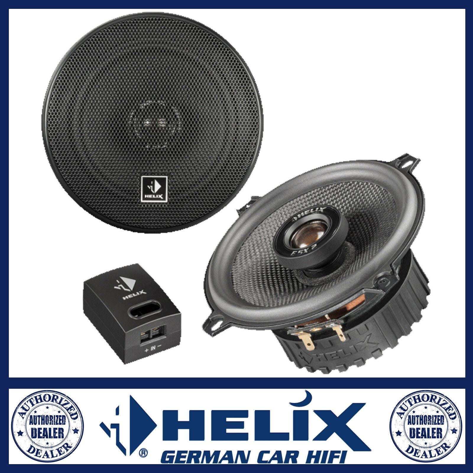 Helix E 5X.2 - 5.25" 130mm 300 Watts 2 Way coaxial System Car Van Speakers