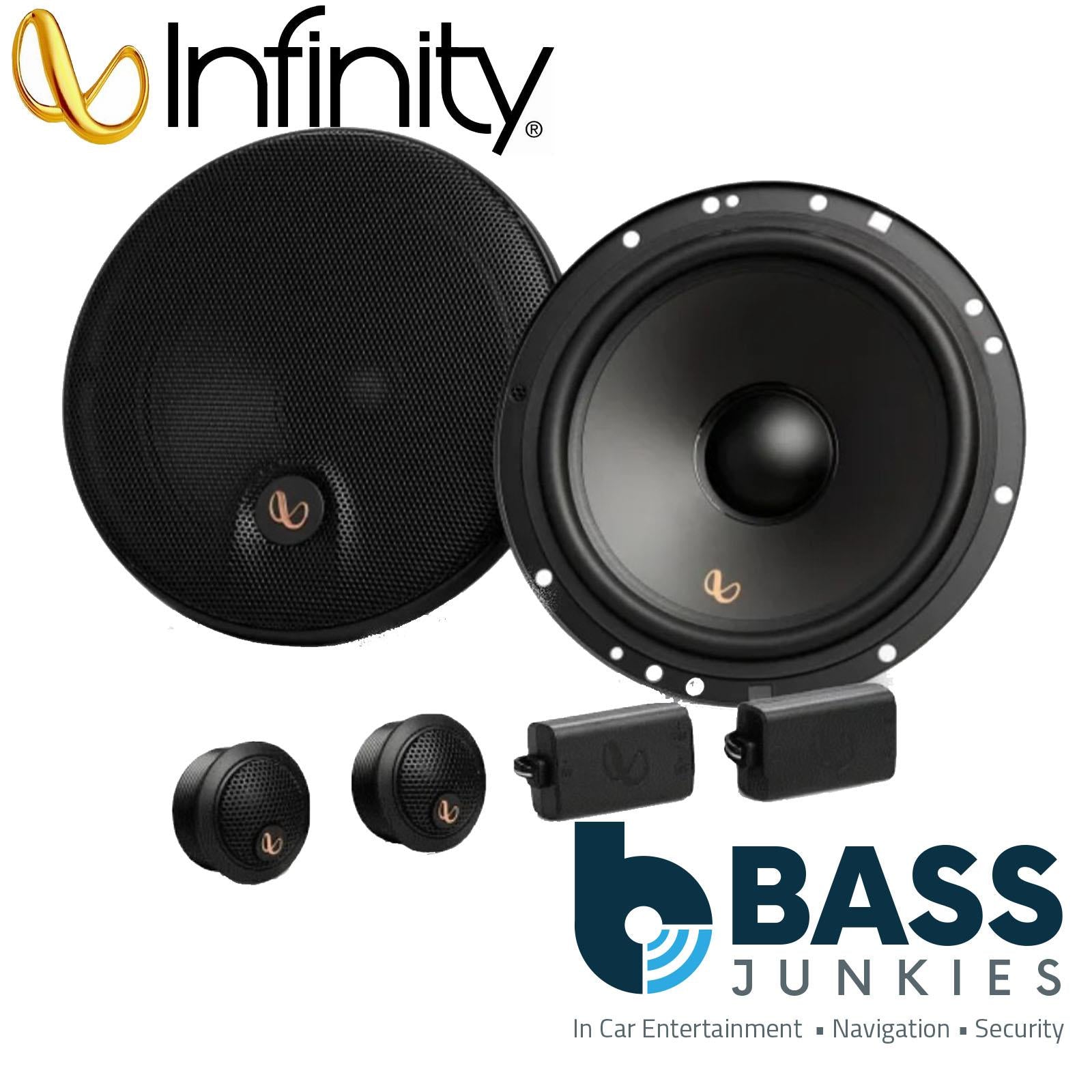 Infinity By Harman - Alpha 603C 6.5" 720 Watts Component Kit Car Door Speakers