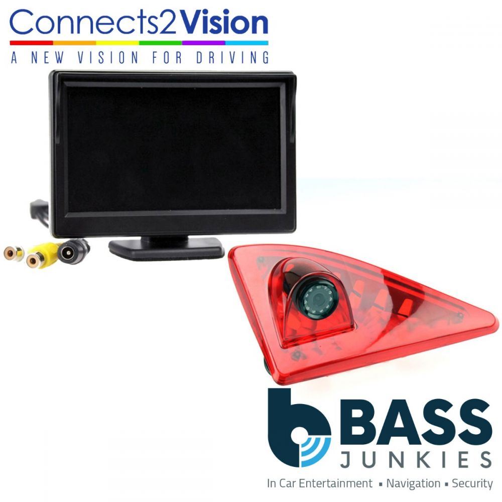 Vauxhall Movano 2010 Onwards Van Reversing Camera & 5" Dash Mount Screen Kit