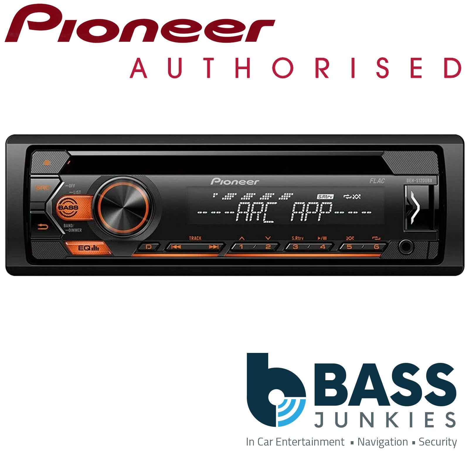 Pioneer DEH-S120UBA CD MP3 USB AUX 1 RCA Car Stereo Radio Player Amber Display