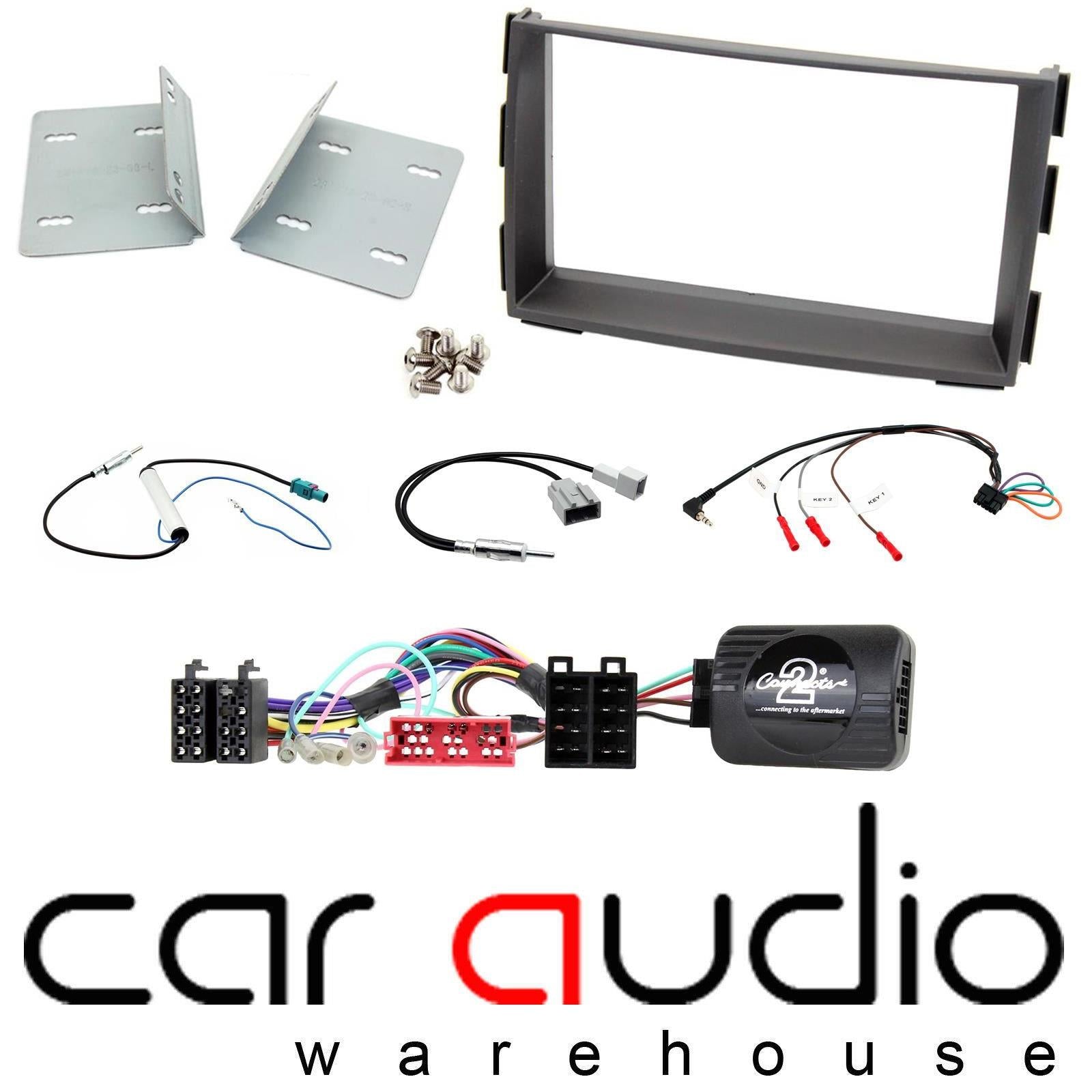 Connects2 CTKKI16 Kia Venga 2010 Onwards Double Din Car Fascia Steering Wheel Interface Fitting Kit