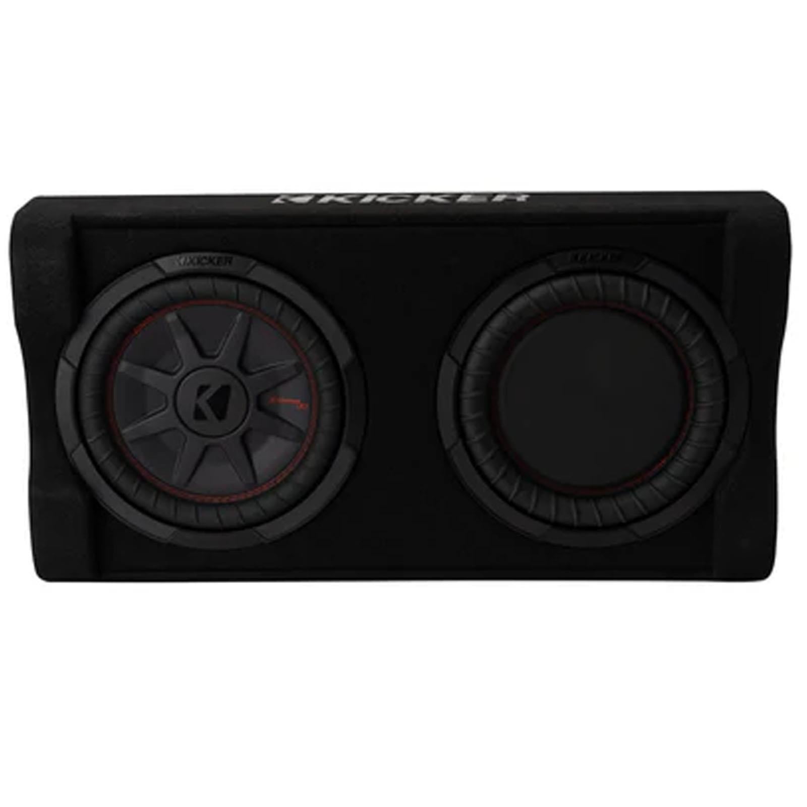 Kicker 51PTRTP12 - 500W Powered 12" CompRT Down Firing Car Subwoofer Enclosure