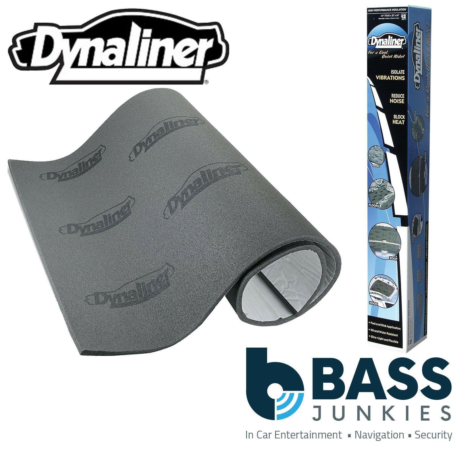 Dynamat 11102 Dynaliner 32" x 54" x 1/4" Thick Self-Adhesive Sound Deadener,Black