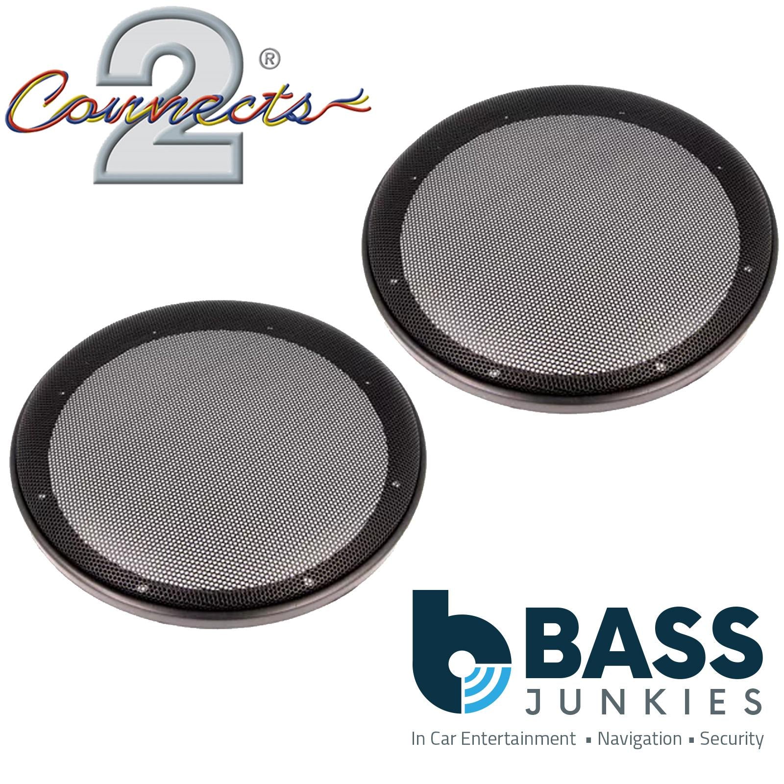 Connects2 CT25UV08 - 200mm 8" 20cm Car Speaker Replacement Grilles (Pair)