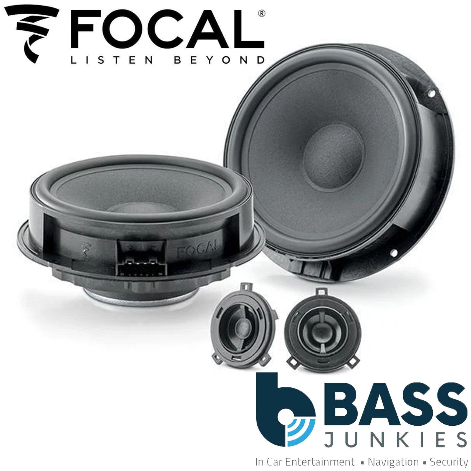 Focal ISVW155 6.1" 2 Way 200W Component Speakers For VW New beetle 97-11