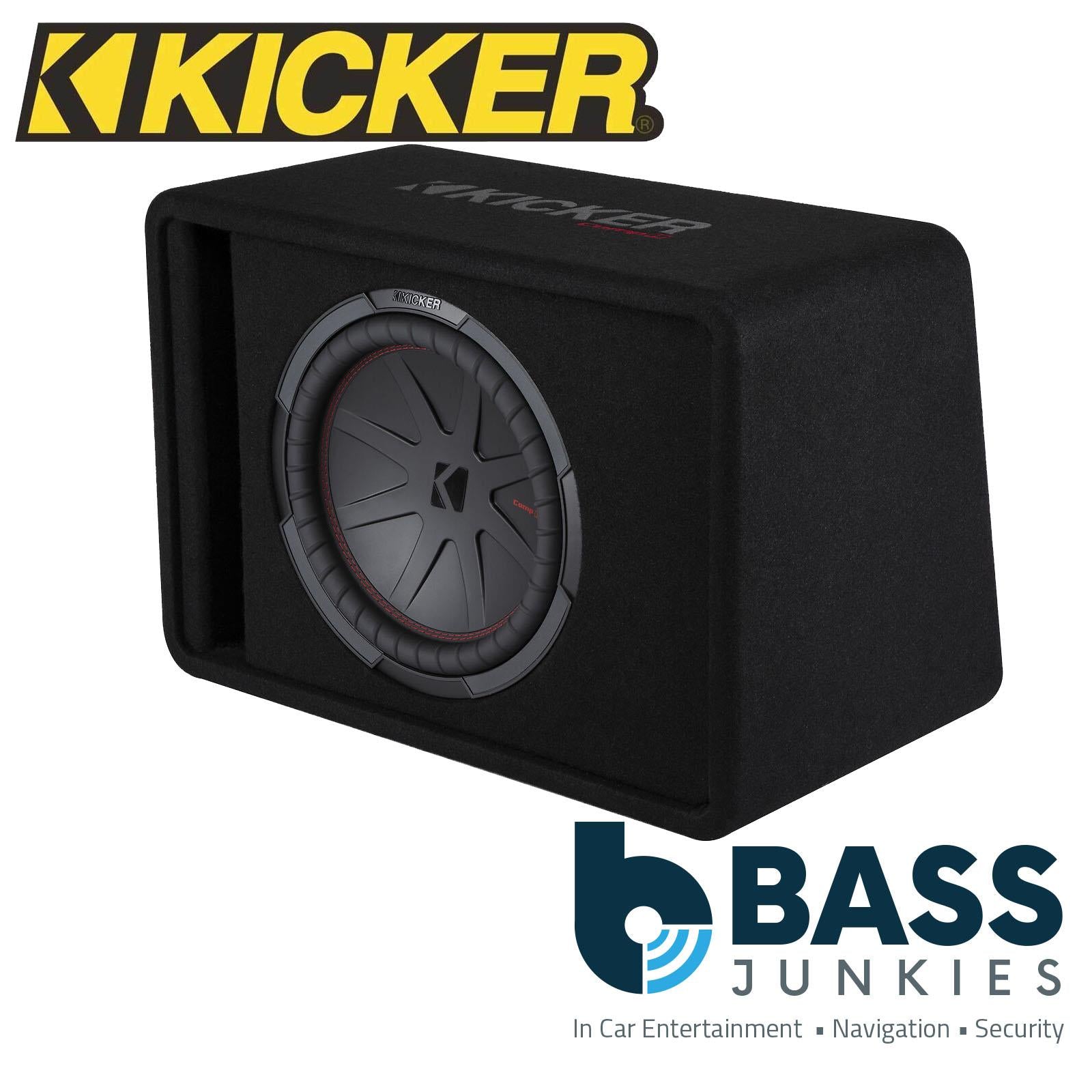 Kicker 48VCWR122 Car Audio 12 in Enclosure Vented Loaded 2 Ohm Single Boxes