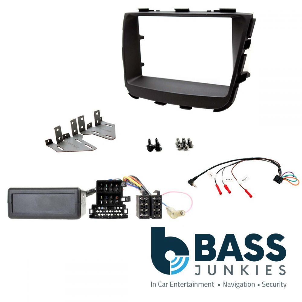 Connects2 CTKKI21 Kia Sorento 2013 Onwards Double Din Car Fascia Steering Wheel Interface Fitting Kit