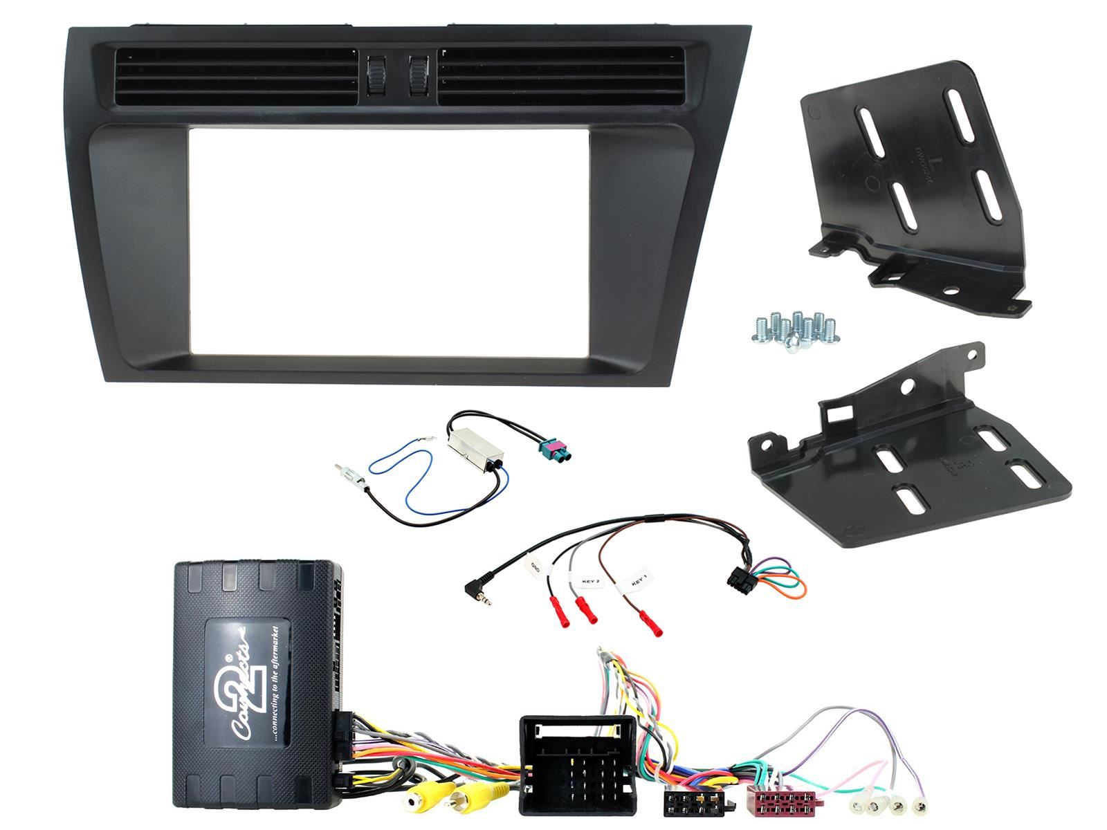 Connects2 Double Din Stereo fitting kit for Audi A4 2008-2015 | A5 2008-2015 Vehicle Specific Stereo Screen Steering Controls Fitting Kit