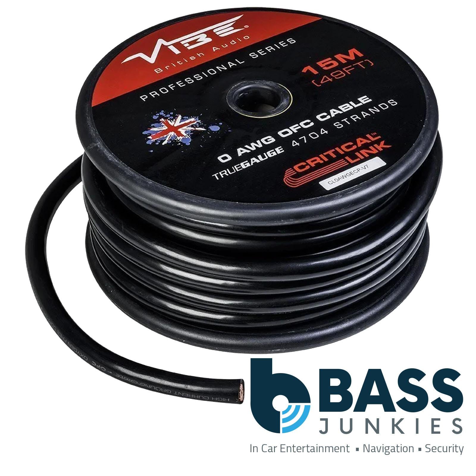 Vibe Critical Link - CL0AWGECP-V7 Full OFC 0 AWG Car Audio Earth Cable