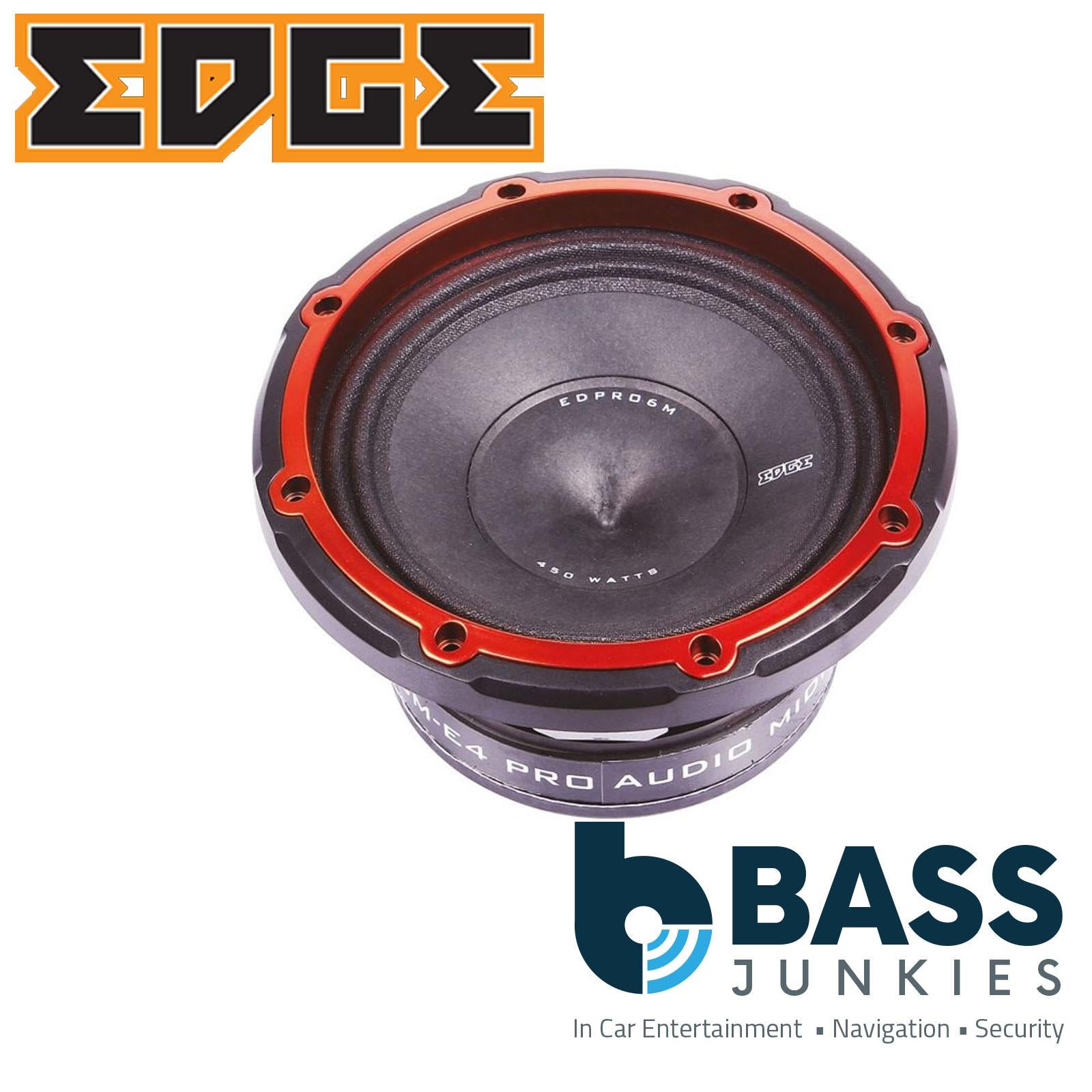 EDGE EDPRO6M-E4 pro audio Car midwoofer 6.5" 450w Peak, 150w RMS - Single