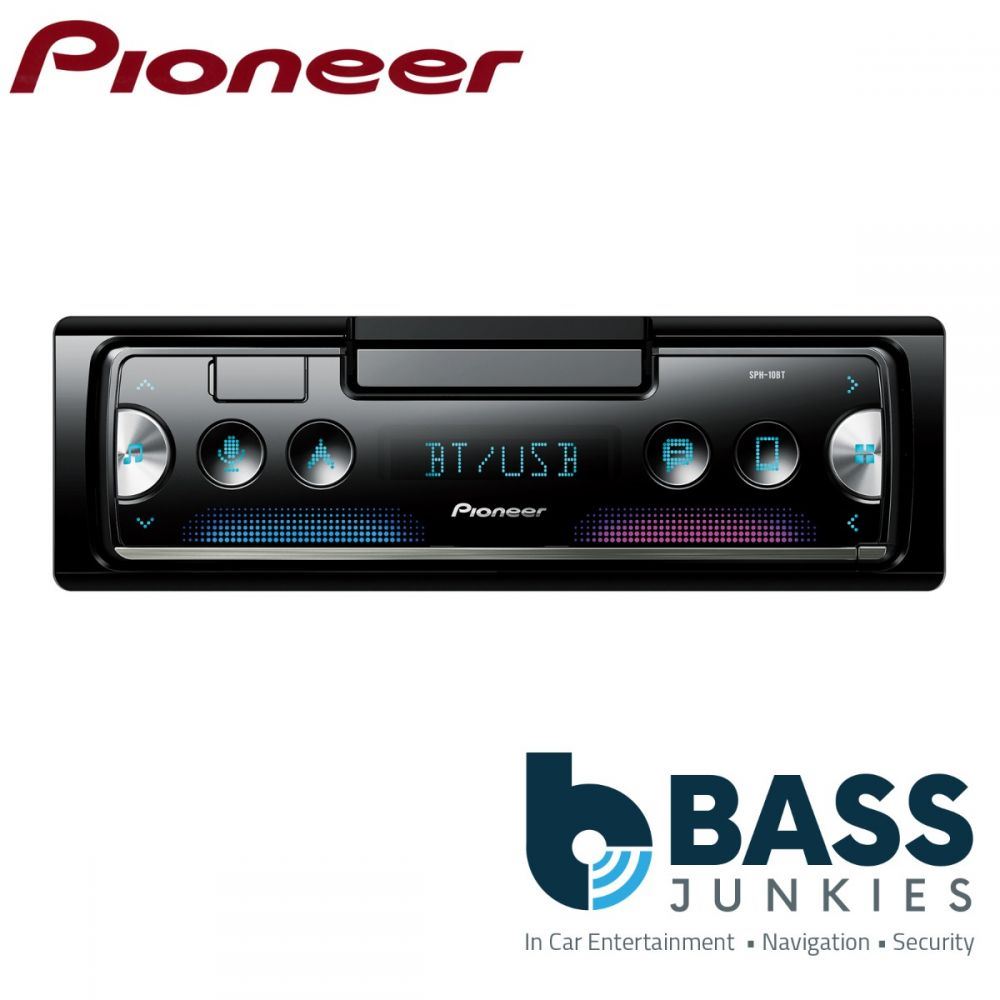 Pioneer SPH-10BT Mechless Apple Car Play Android Auto Bluetooth USB Car Stereo
