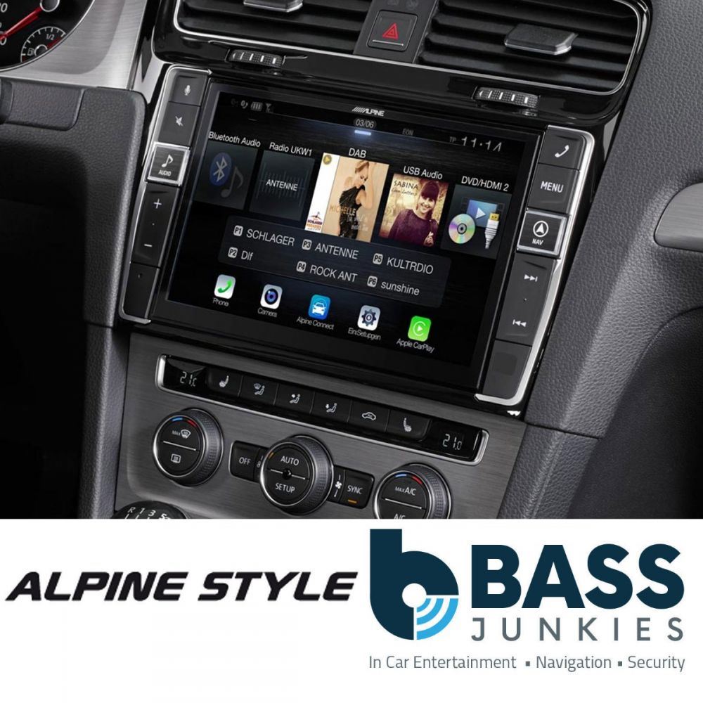 Alpine i902D-G7 Volkswagen Golf MK7 9” DAB Bluetooth CarPlay Android Spotify Mechless Car Stereo