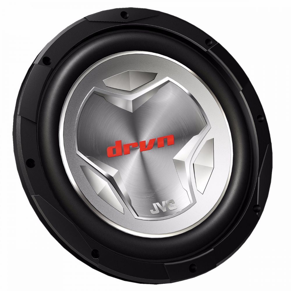 JVC CS-GD1210 - 1400 Watts 12" 30 cm Dual Voice Coil Car Subwoofer Silver Cone