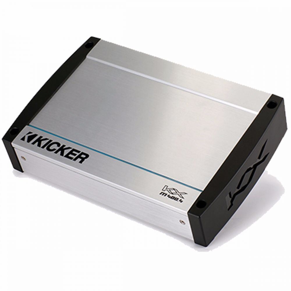 Kicker KXM400.4 - Marine KXM 400 Watts 4 Channel Class D Full-Range Amplifier