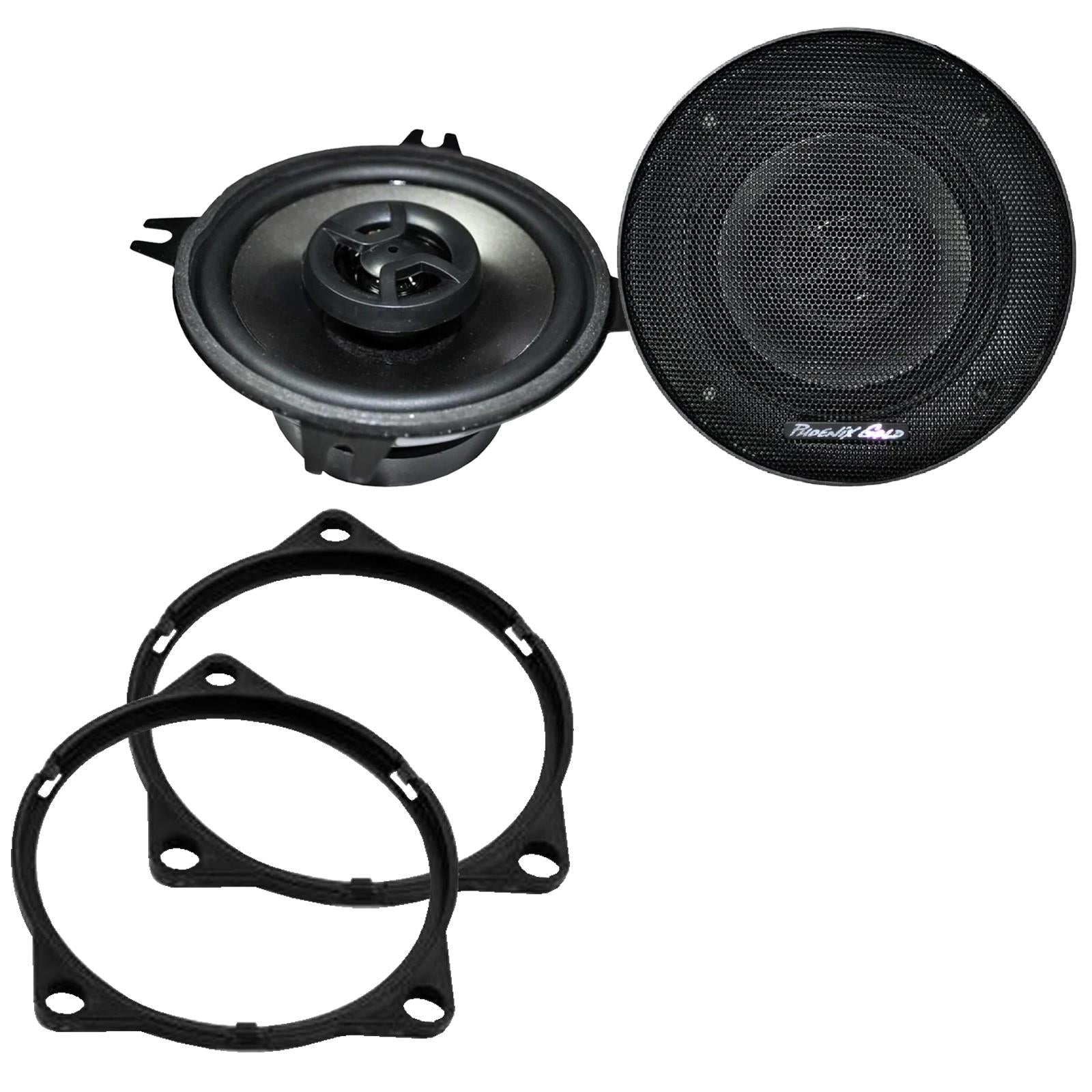 Phoenix Gold Z4CX 100mm/10cm/4" 2-Way Coaxial Car speakers (Per Pair Max 140|70 watts RMS) Fits Volvo S90 2017-21 | XC40 18-21 | XC60 17-21 | XC90 15-21