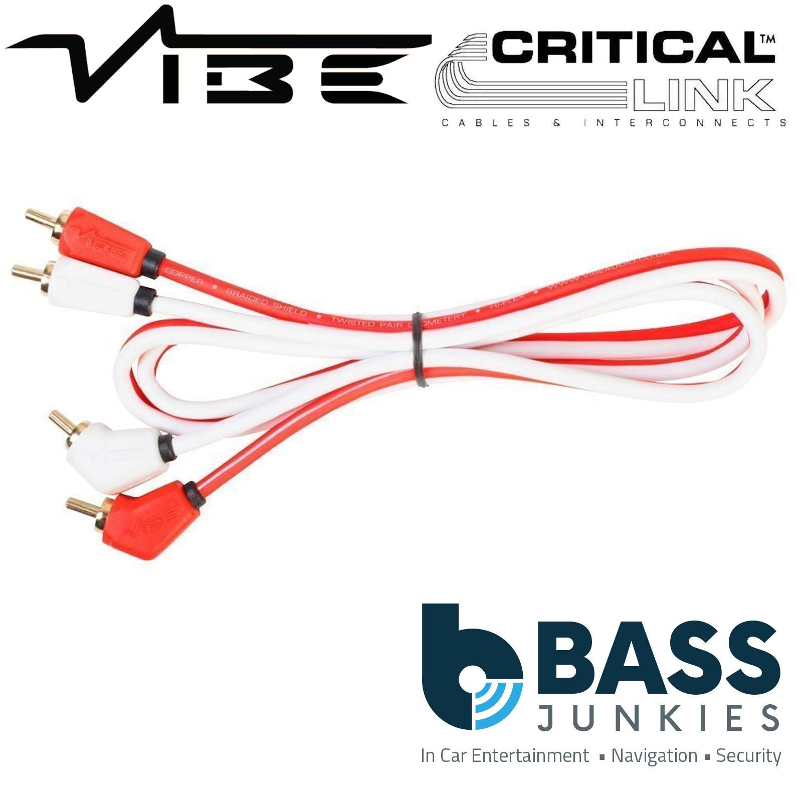 Vibe Critical Link CLRCA1MA-V7 - Advanced 1m Triple Shielded RCA Phono Cable