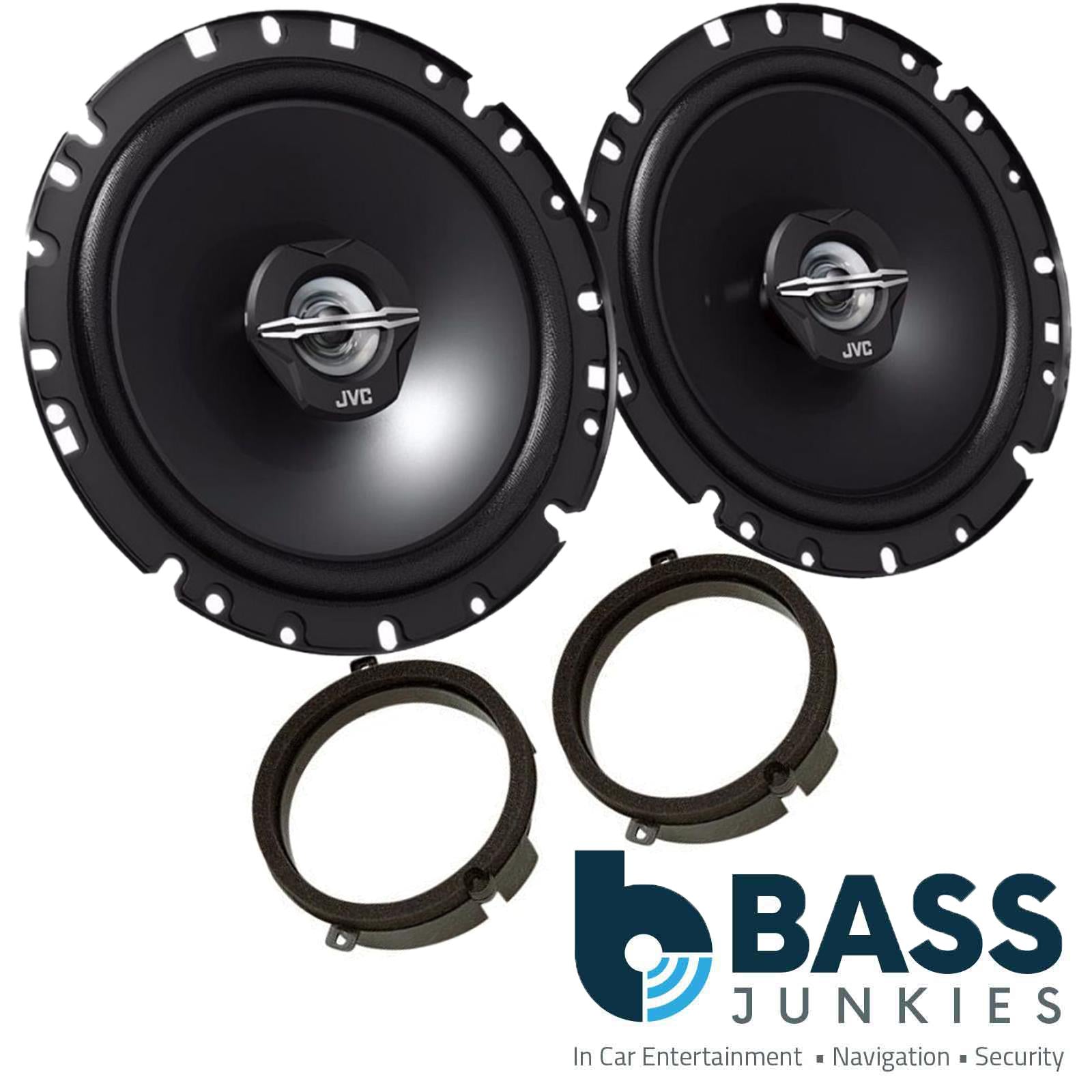 Mercedes C Class 93-97 JVC 17cm 6.5 Inch 600 Watts 2 Way Front Door Car Speakers
