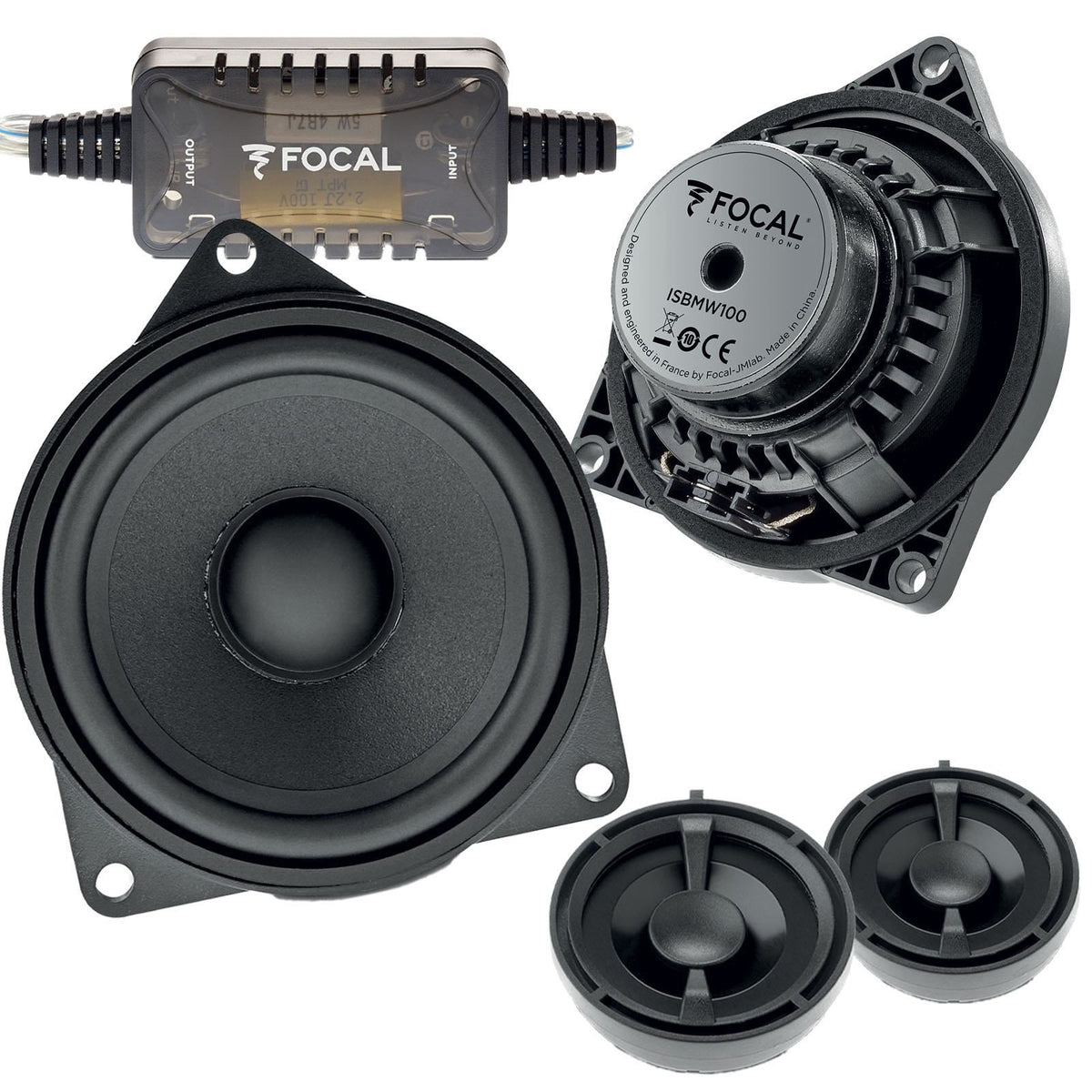 Focal ISBMW100 4" 160 Watts 2-Way Component Car Door Speakers For BMW 7 Series G11 2015 Onwards