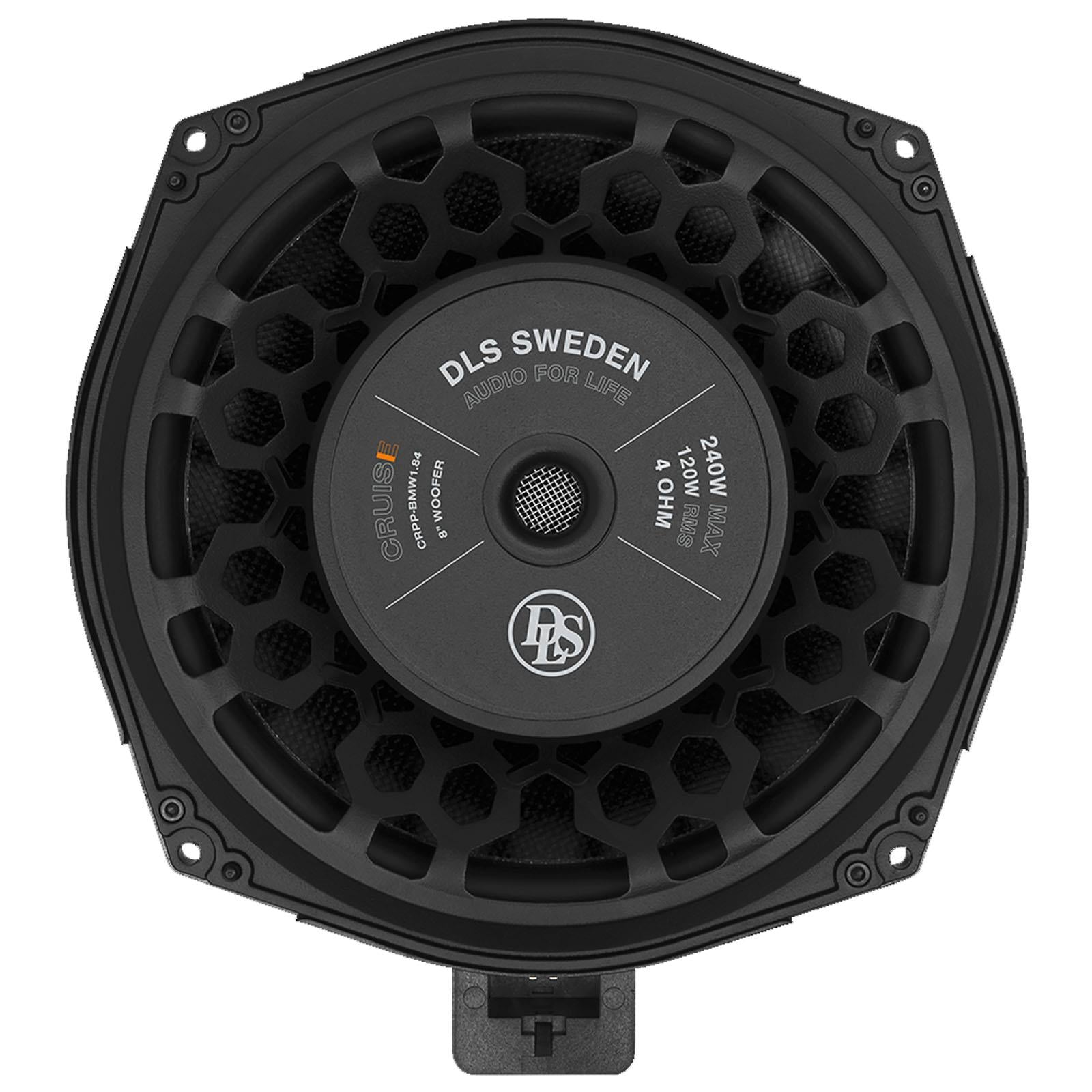 DLS CRPP-BMW1.84 - 8" 20cm 480 Watts BMW X6 2008 On Underseat Car Subwoofer