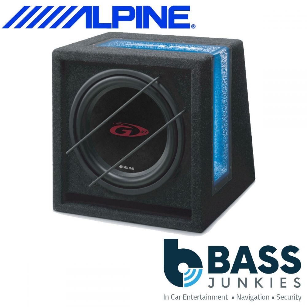Alpine SBG-1044BR - 10" 500 Watts Passive Car Bass Reflex Subwoofer Enclousure