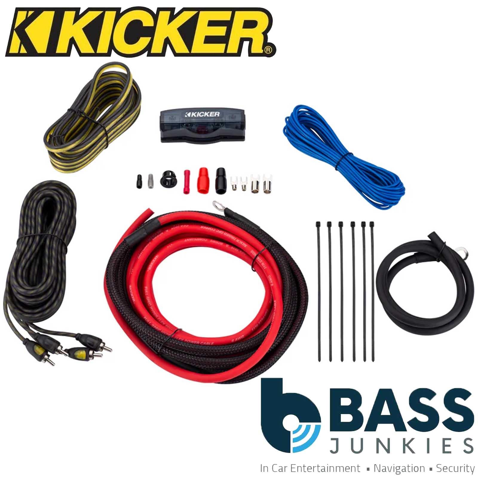 Kicker 47VK6 - 6 AWG Amplifier Wiring Kit OFC Amp Install Kit