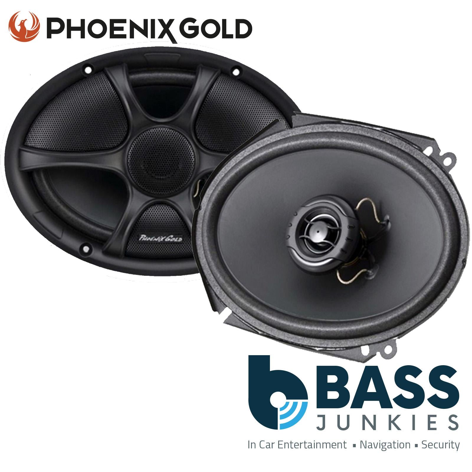 Phoenix Gold RX57CX - RX Series 5x7" Inch 200 Watts 2 Way Coaxial Car Speakers