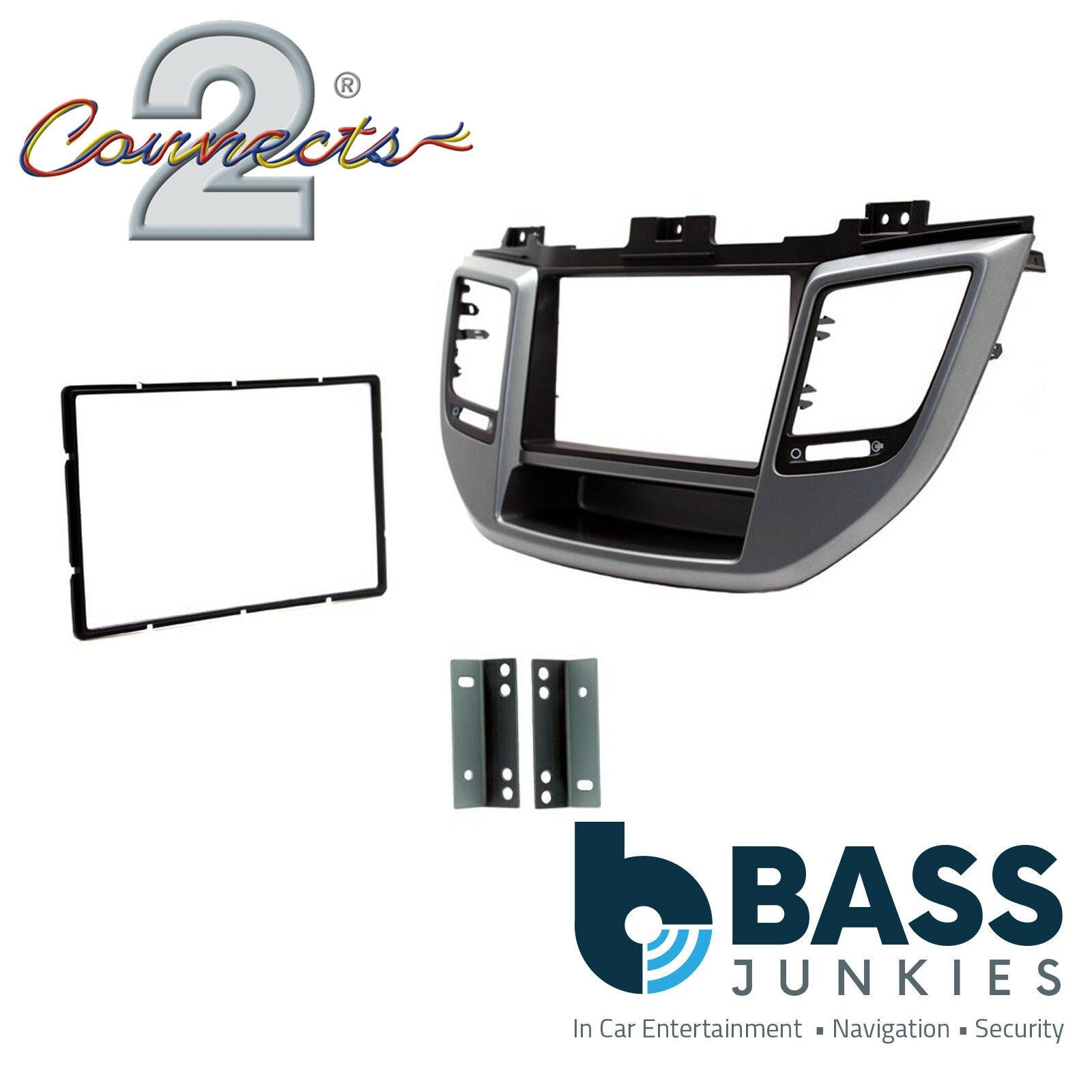 Connects2 CT23HY51 Hyundai Tucson 2015 Onwards Car Stereo Double Din Fascia Panel