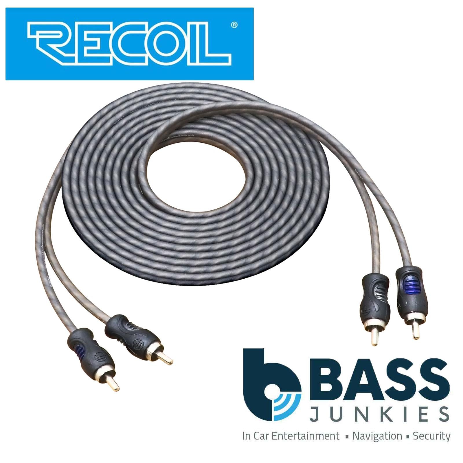 Recoil RCI212 - 3 Meter 2-Channel Oxygen-Free Copper Noise Reduction RCA Phono