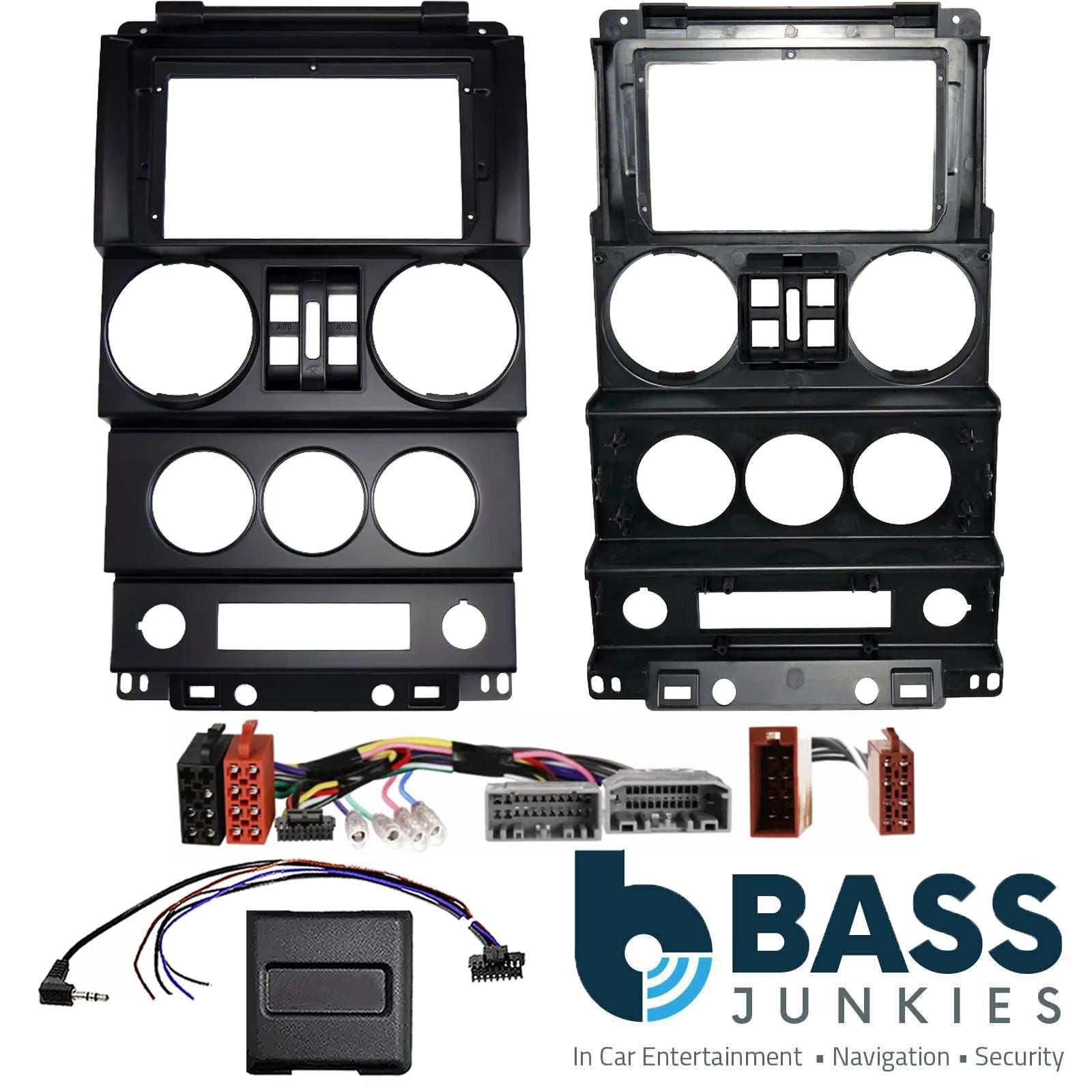 Kenwood 9" CarPlay Android Car Stereo Kit For Jeep Wrangler Rubicon 08-10