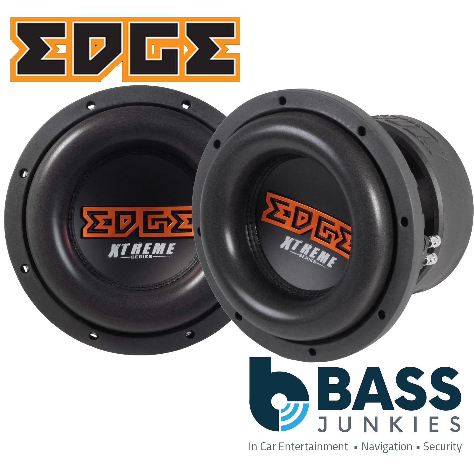 Edge EDX10D2-E3 - 10" 25cm 3500 Watts Dual 2 Ohms SPL Car Sub Subwoofer