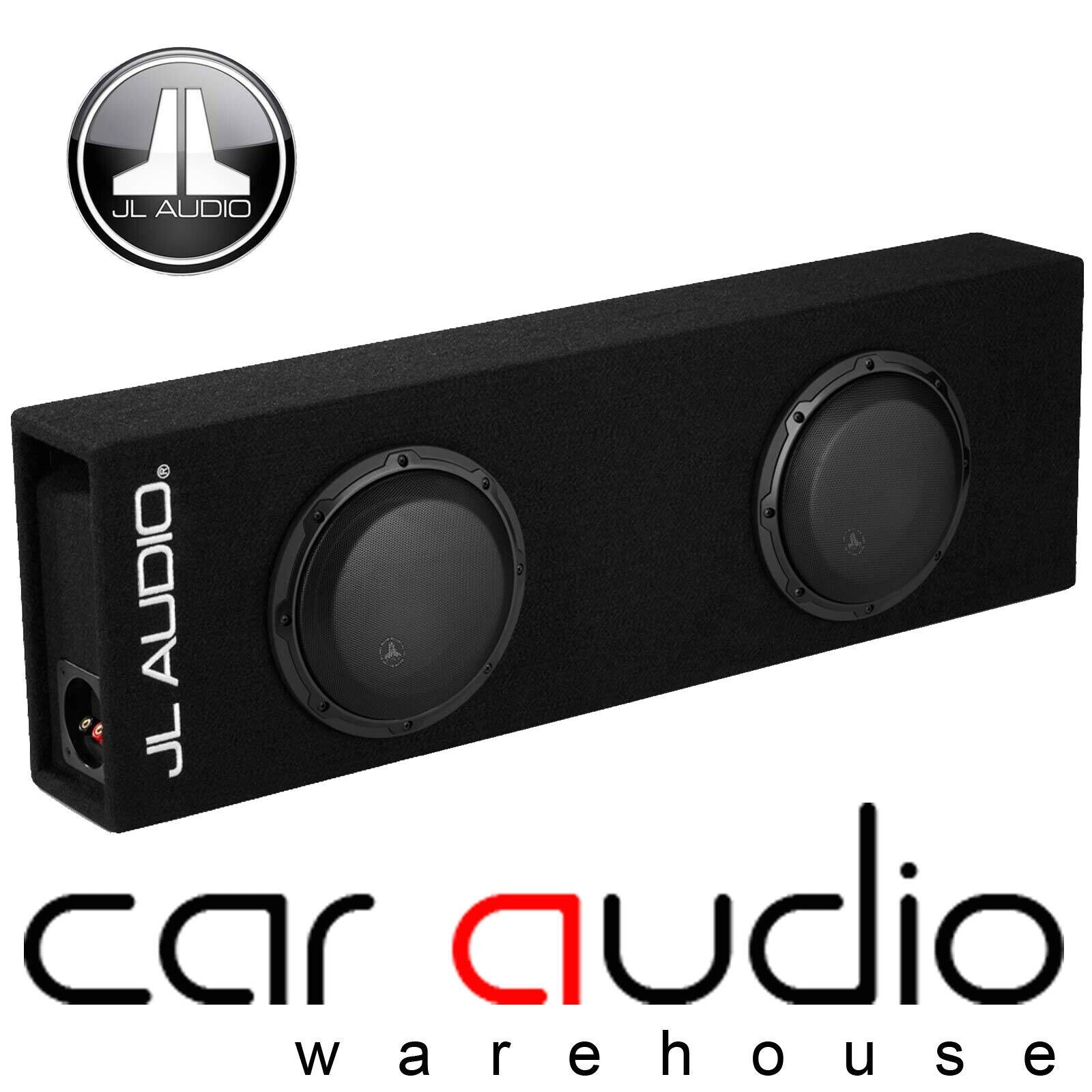 JL Audio CP208LG-W3v3 – Dual 8″ W3v3 Subwoofers (500W, 2Ω) in Ported Enclosure, Black Carpet