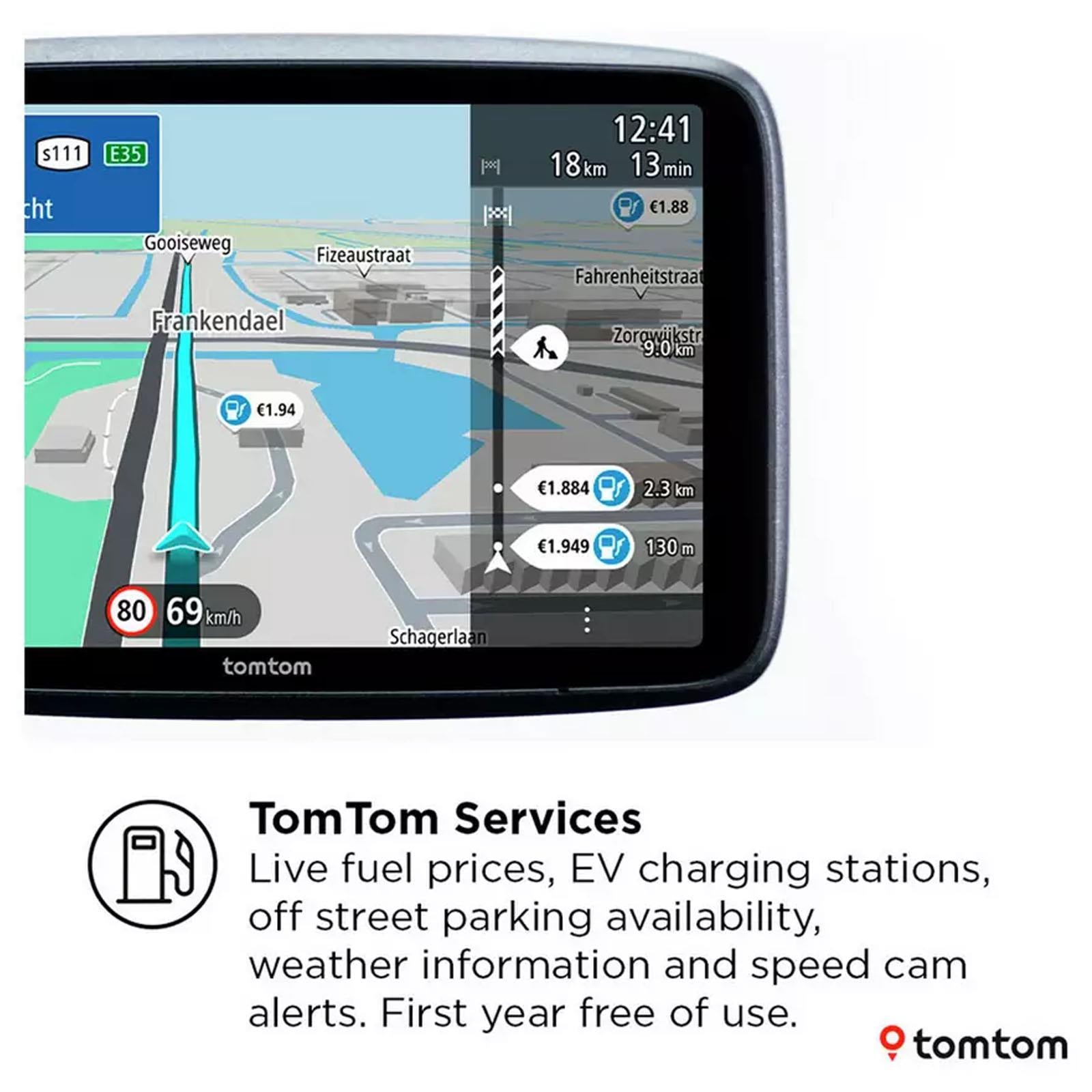 TomTom GO Superior 7" Car GPS Sat Nav Portable Touchscreen Navigation