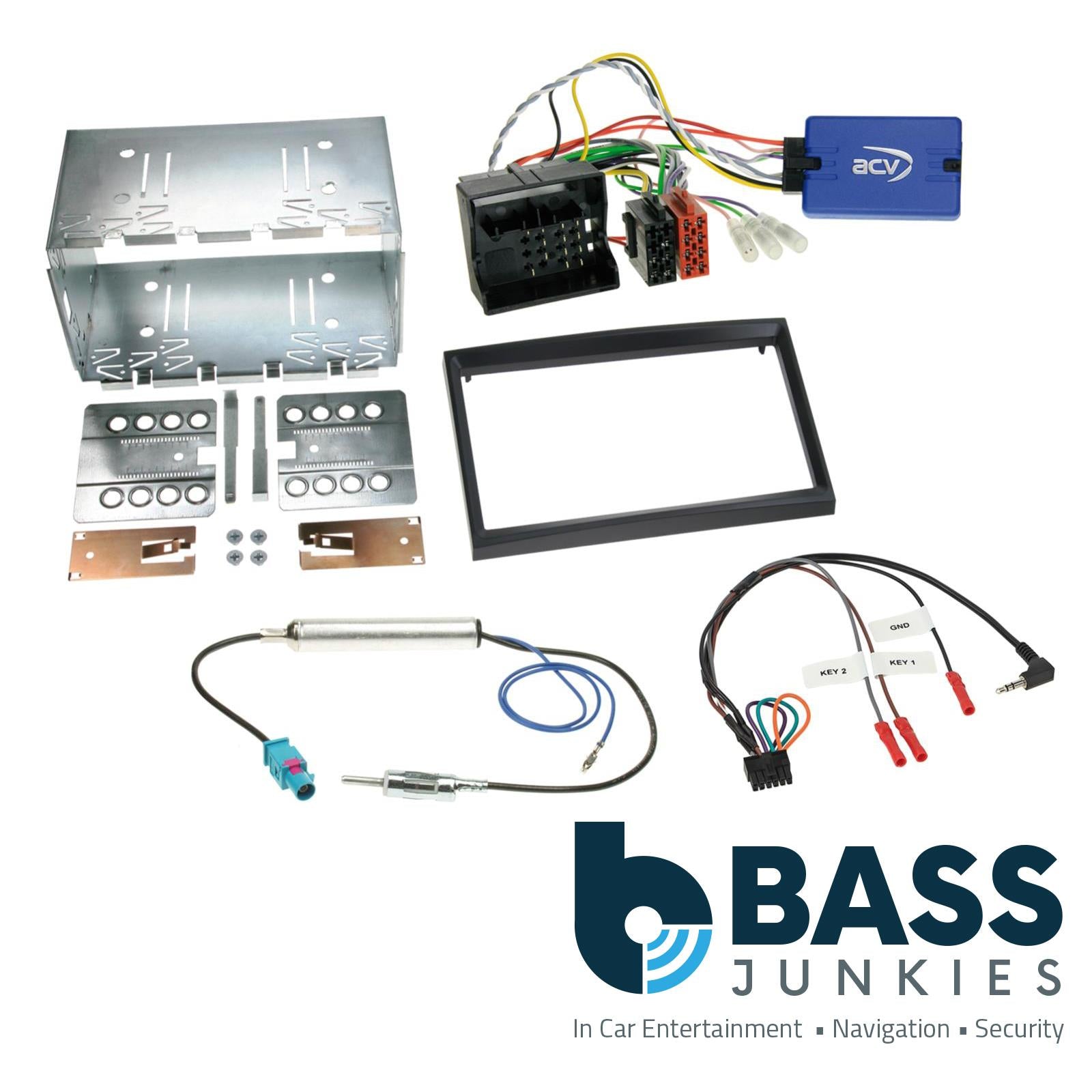 Double Din Car Radio Stereo Full Fitting Kit for Citroen Jumpy 2007 - 2012