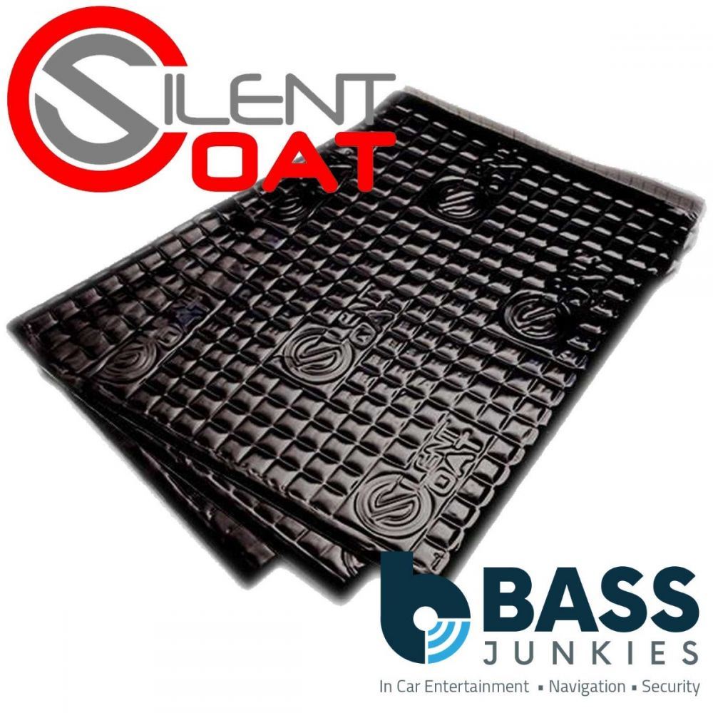 Silent Coat Black 15 Sheets x 3mm Volume Pack Car Door Boot Sound Proof Deadening Mat Pack